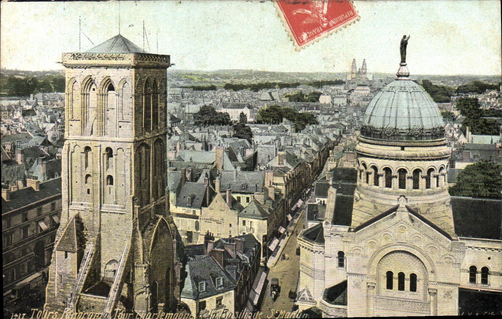 CPA Tours la Basilique St Martin 