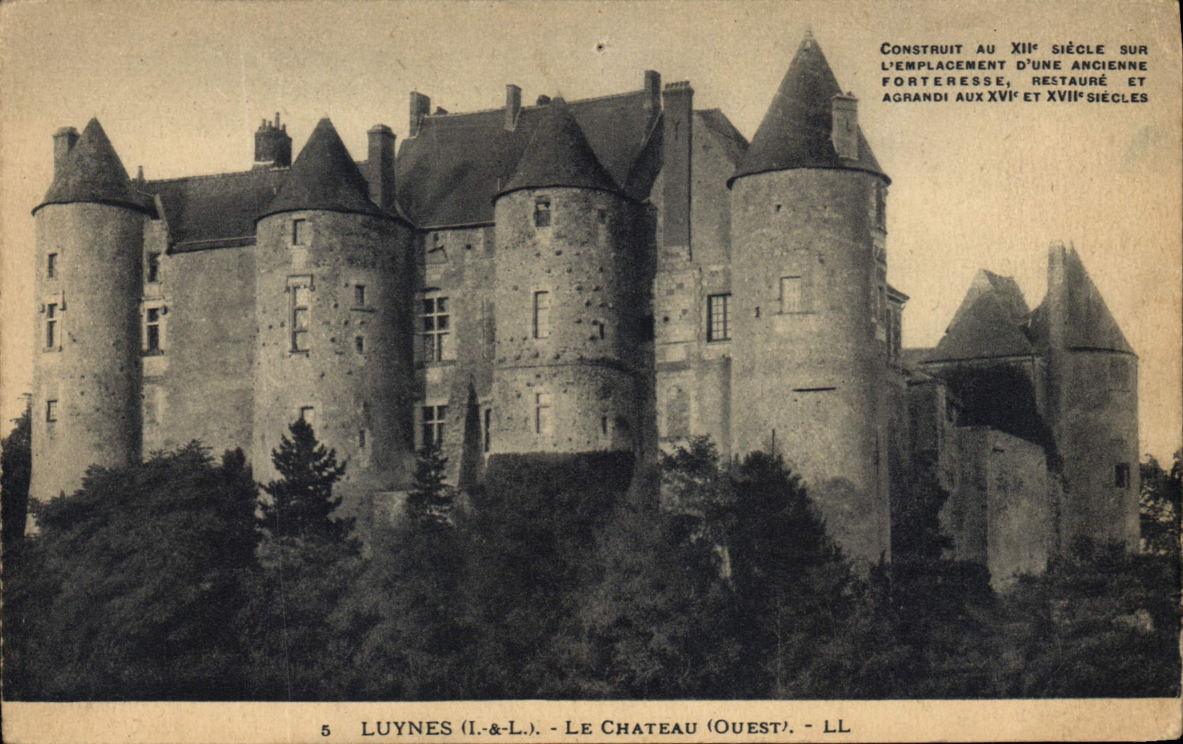 CPA Luynes I et L le Chateau Ouest 