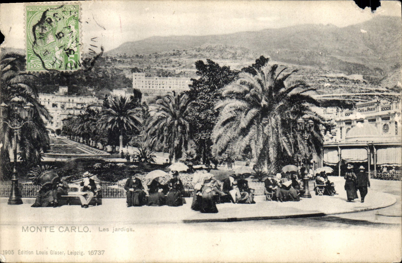 CPA Monte Carlo les Jardins 