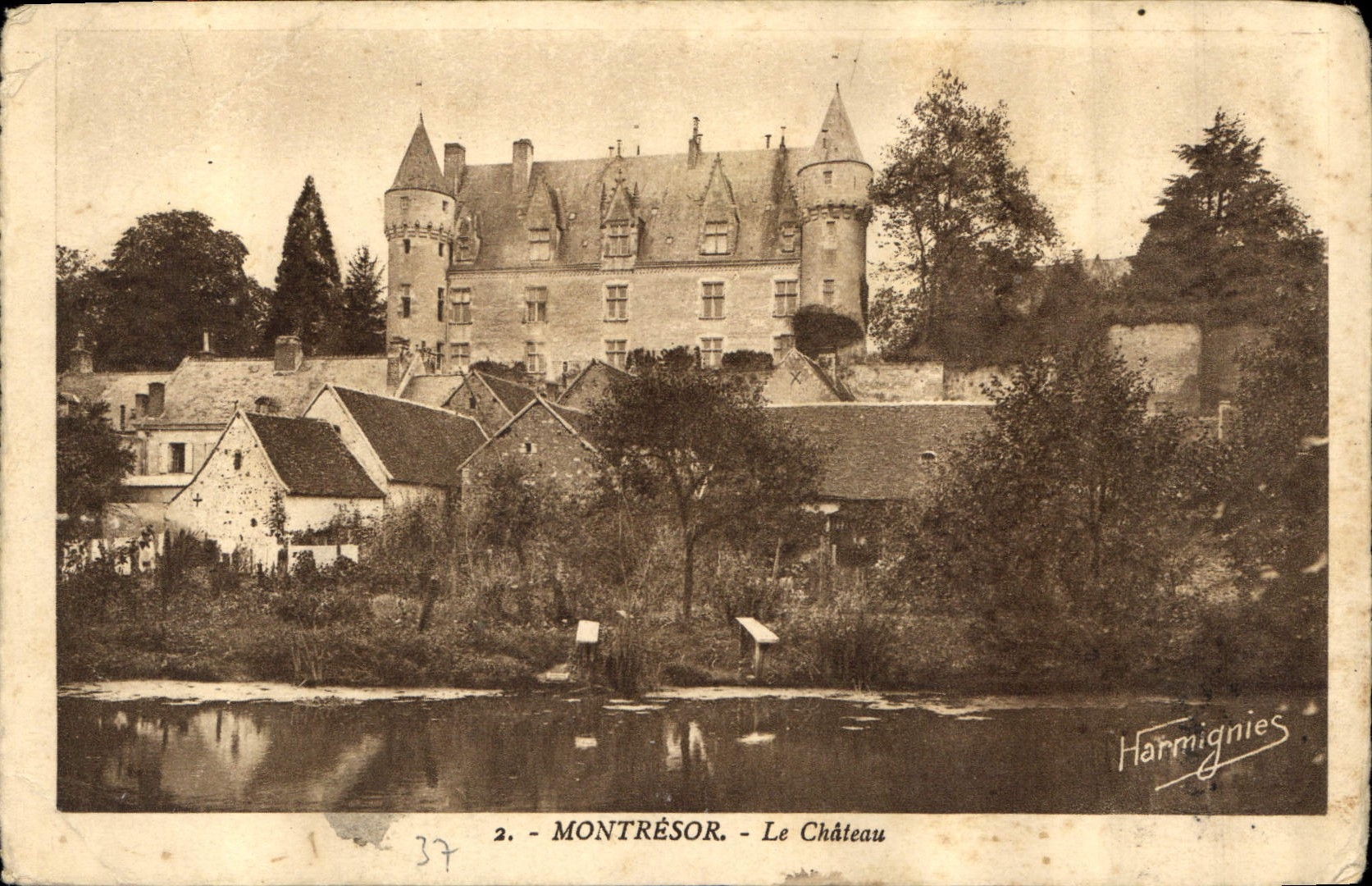 CPA Montresor le Chateau 