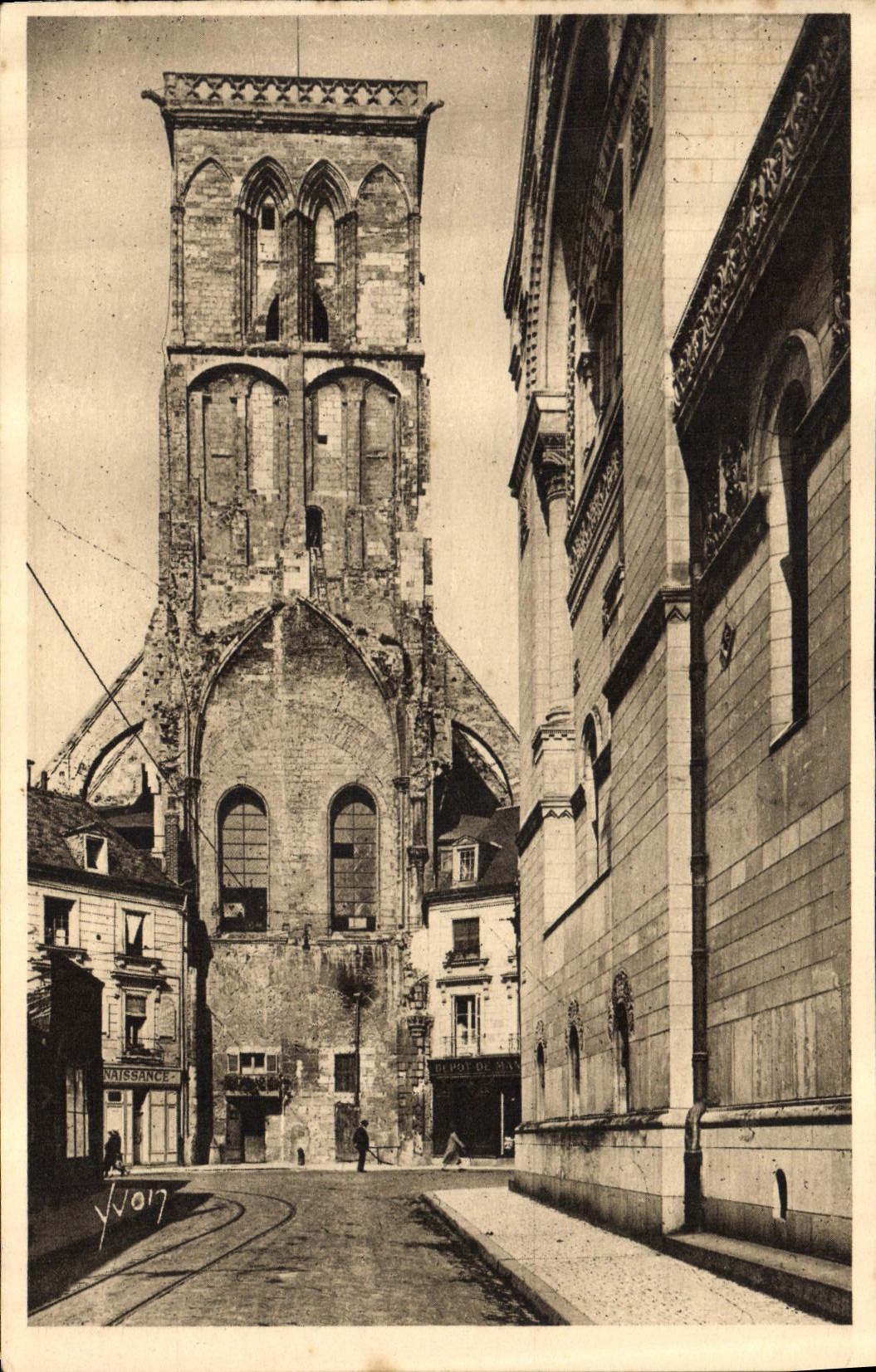 CPA Tours Indre et Loire la Tour Charlemagne 