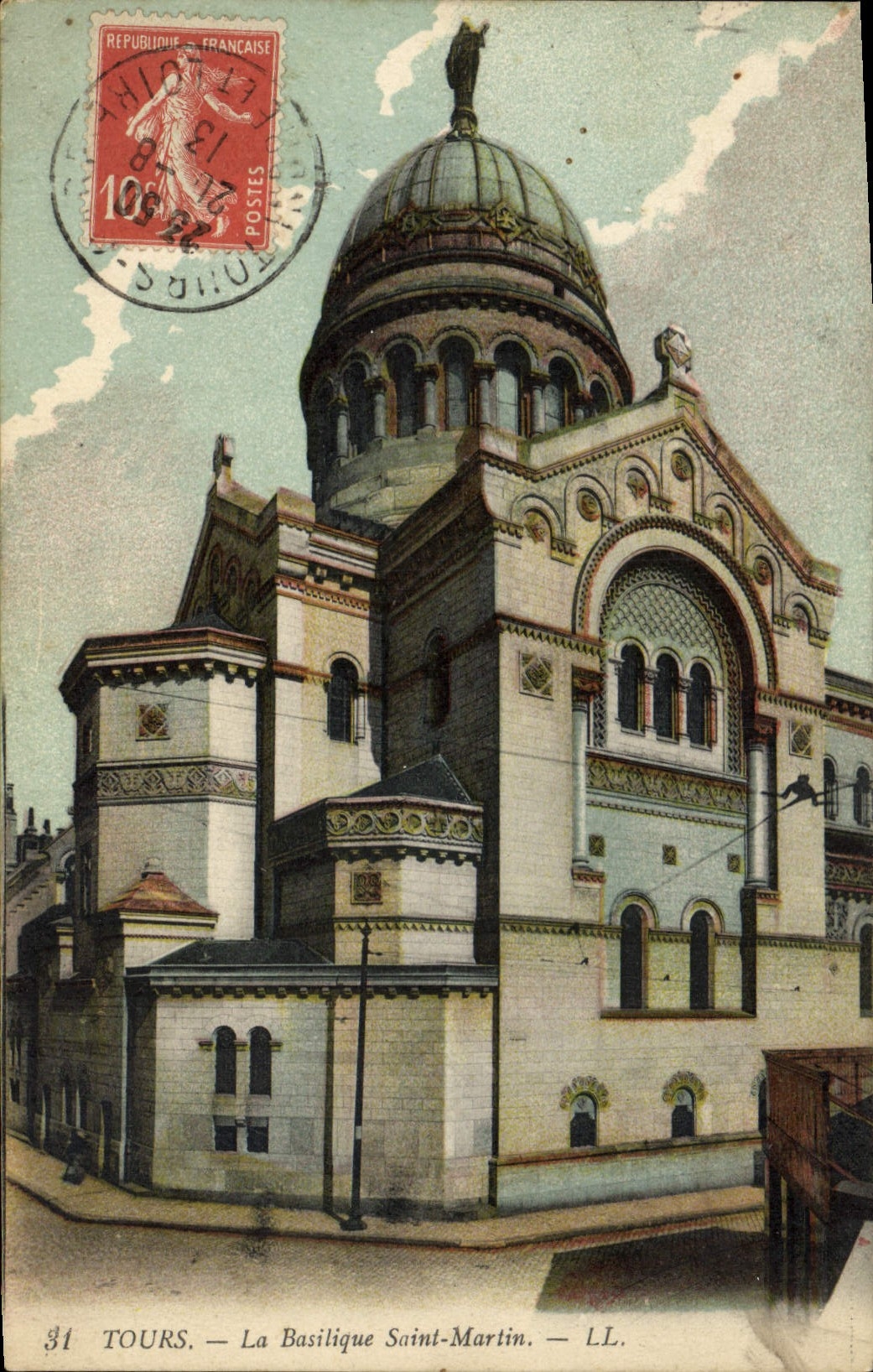 CPA Tours la Basilique Saint Martin 
