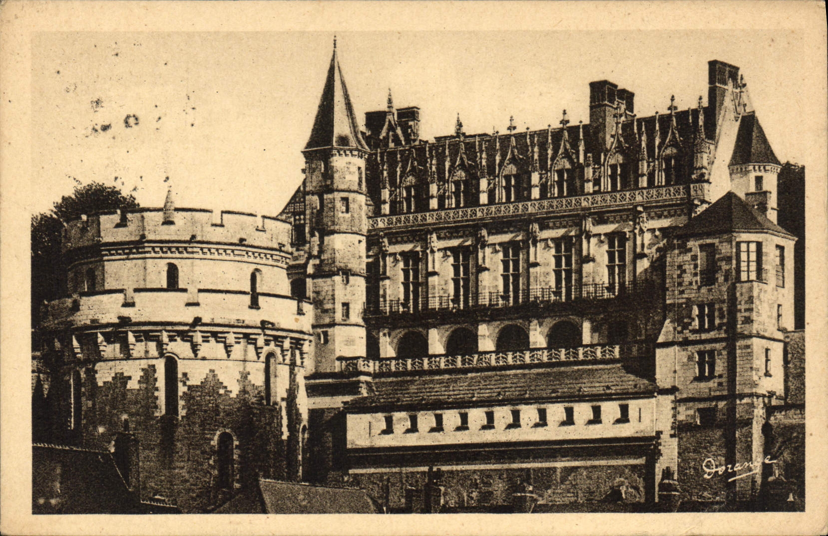 CPA Amboise I et L le Chateau Mon hist 