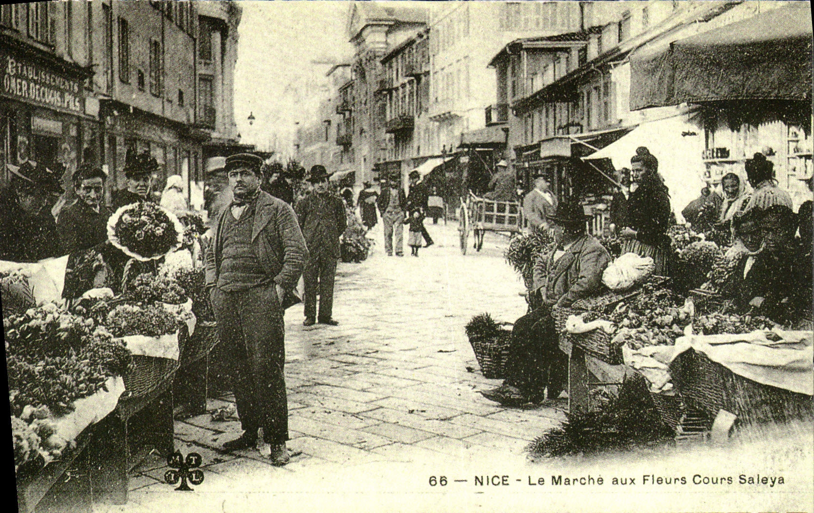 REPRO Nice le Marche aux Fleurs Cours Saleya 