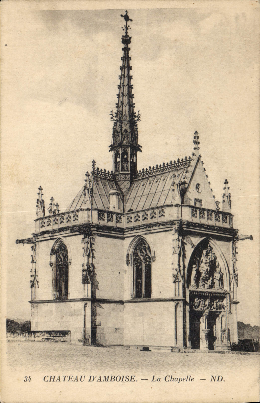 CPA Chateau d'Amboise la Chapelle 