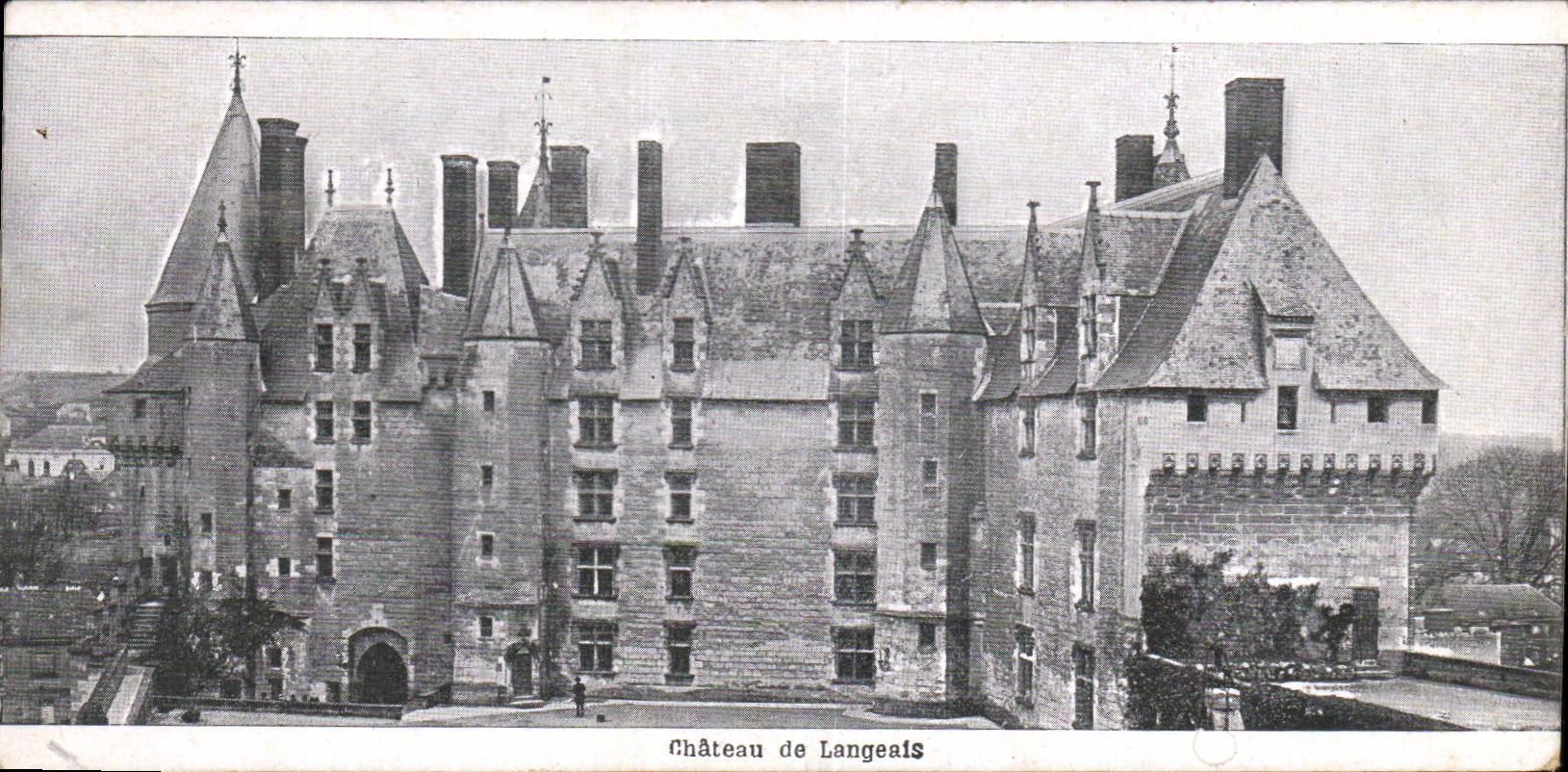 CPA Chateau de Langeais 