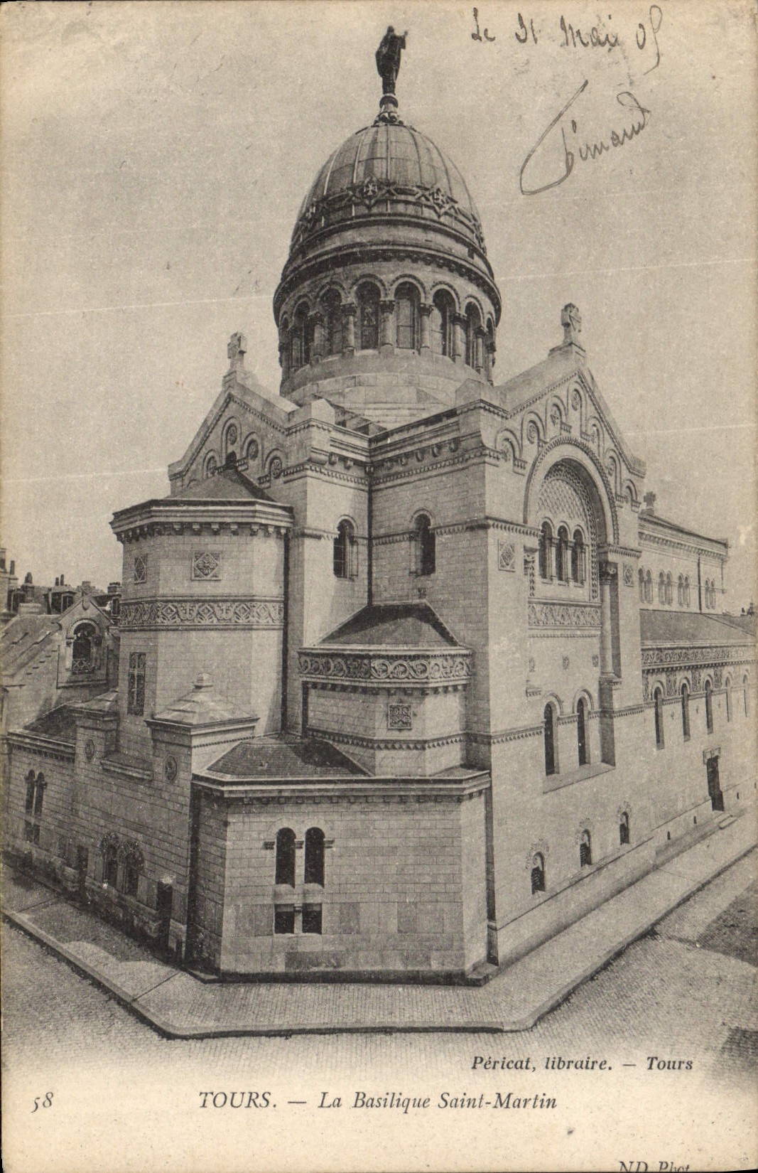 CPA Tours la Basilique Saint Martin 
