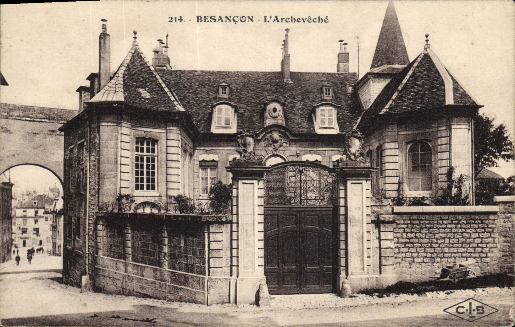 CPA Besancon l'Archeveche 