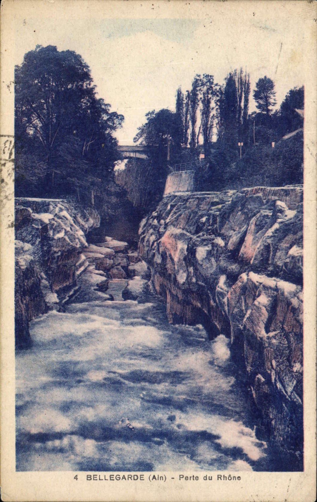 CPA Bellegarde Ain Perte du Rhone