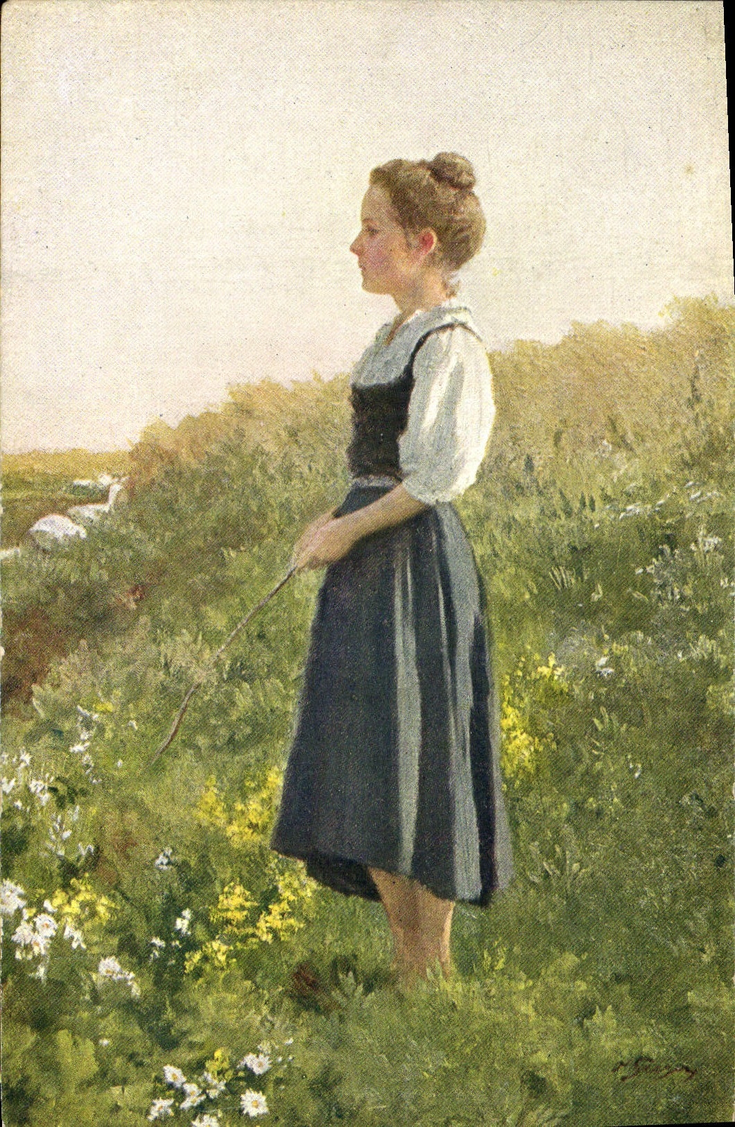 CPA H Seeger Ganseliesel 