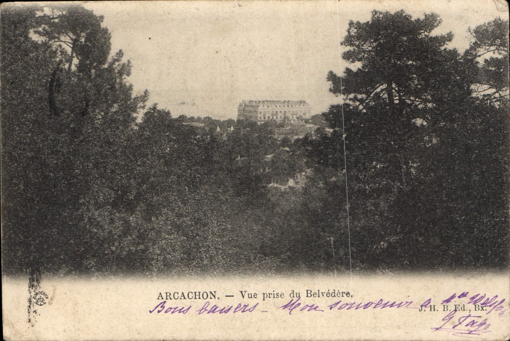CPA Arcachon Vue prise du Belvedere 