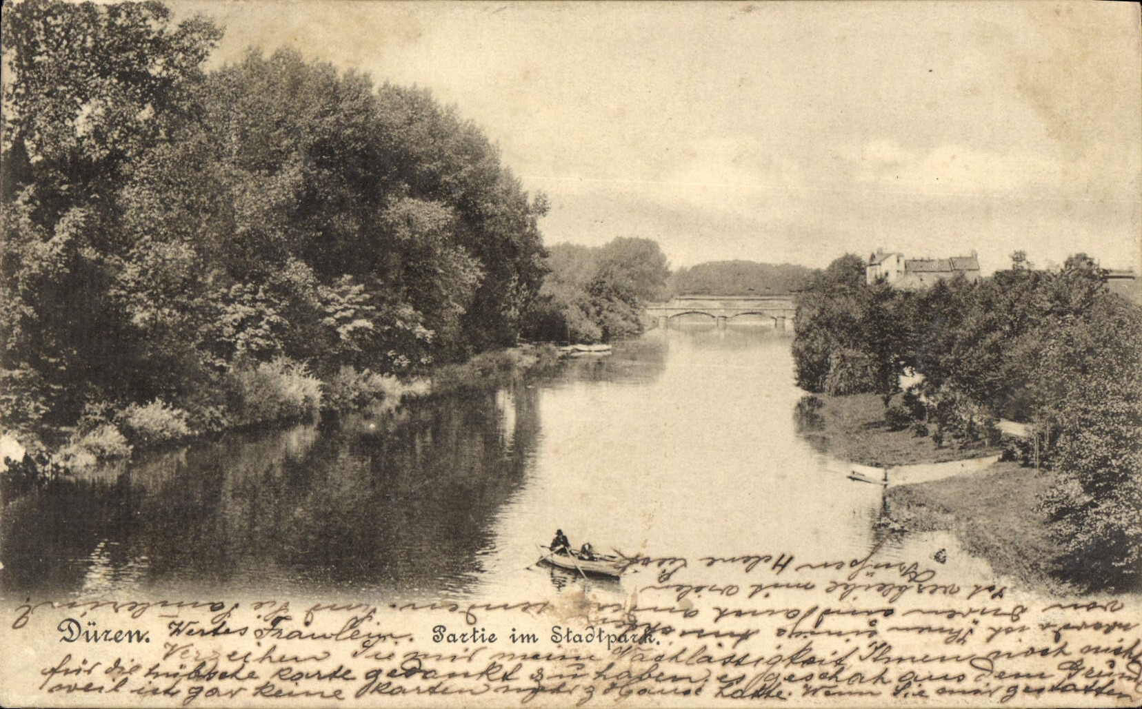 CPA Duren Partie im Stadtpark 