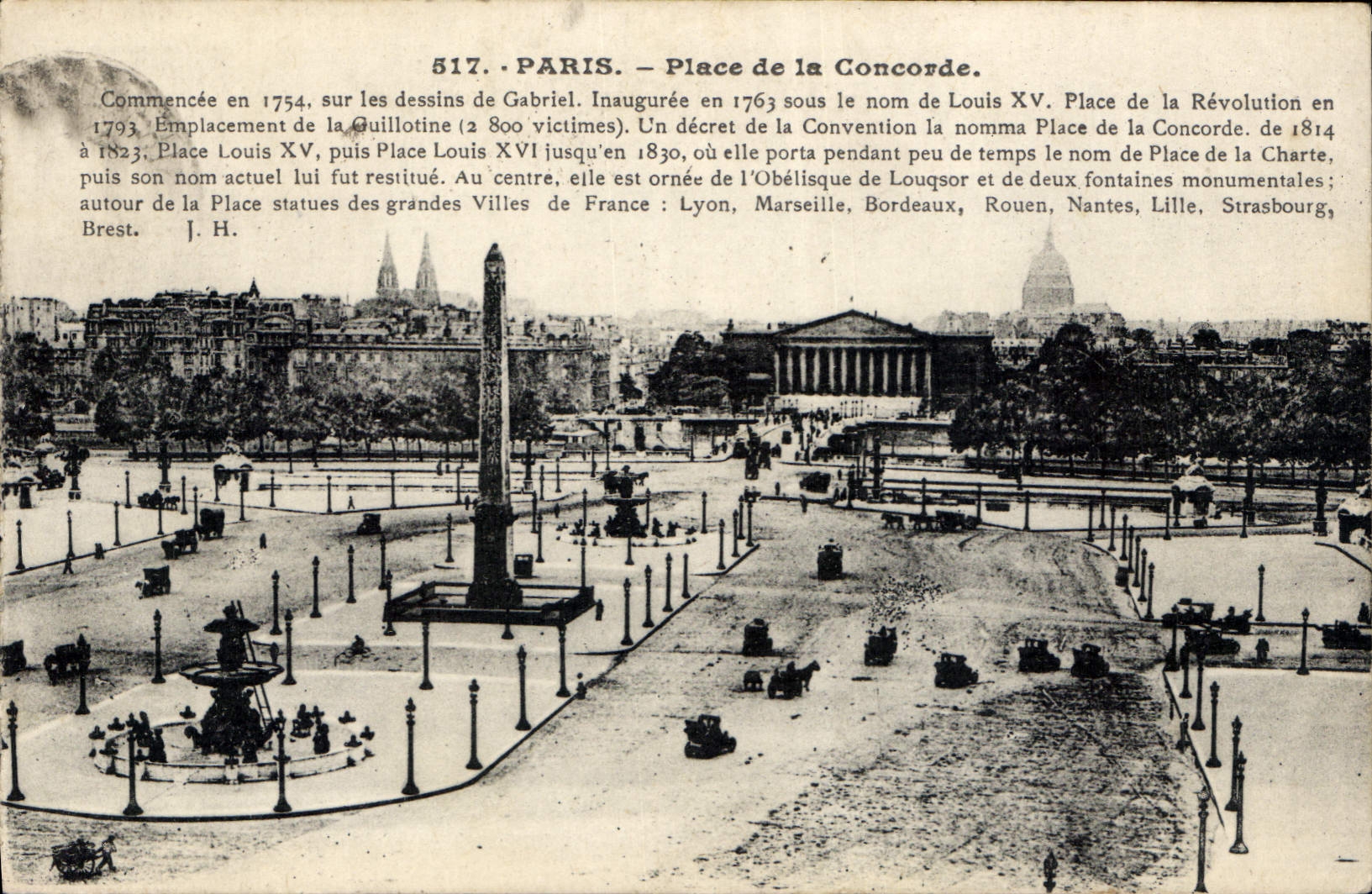 CPA Paris Place de la Concorde 