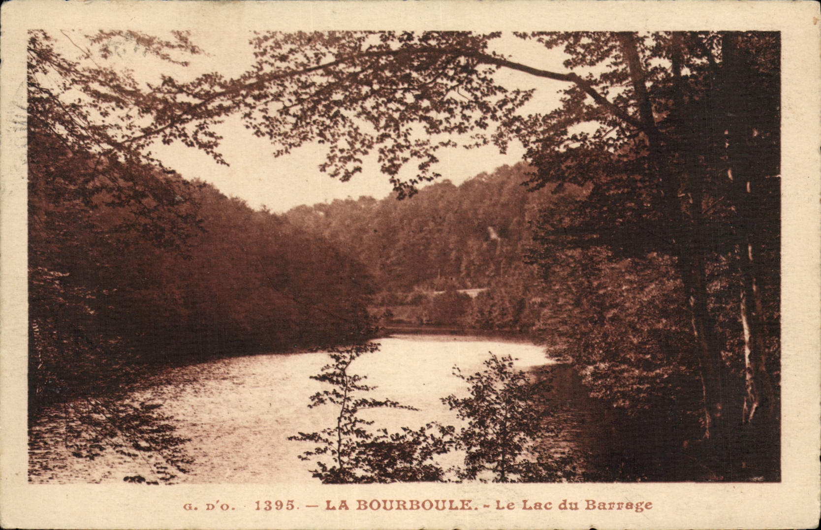 CPA La Bourboule Le Lac du Barrage