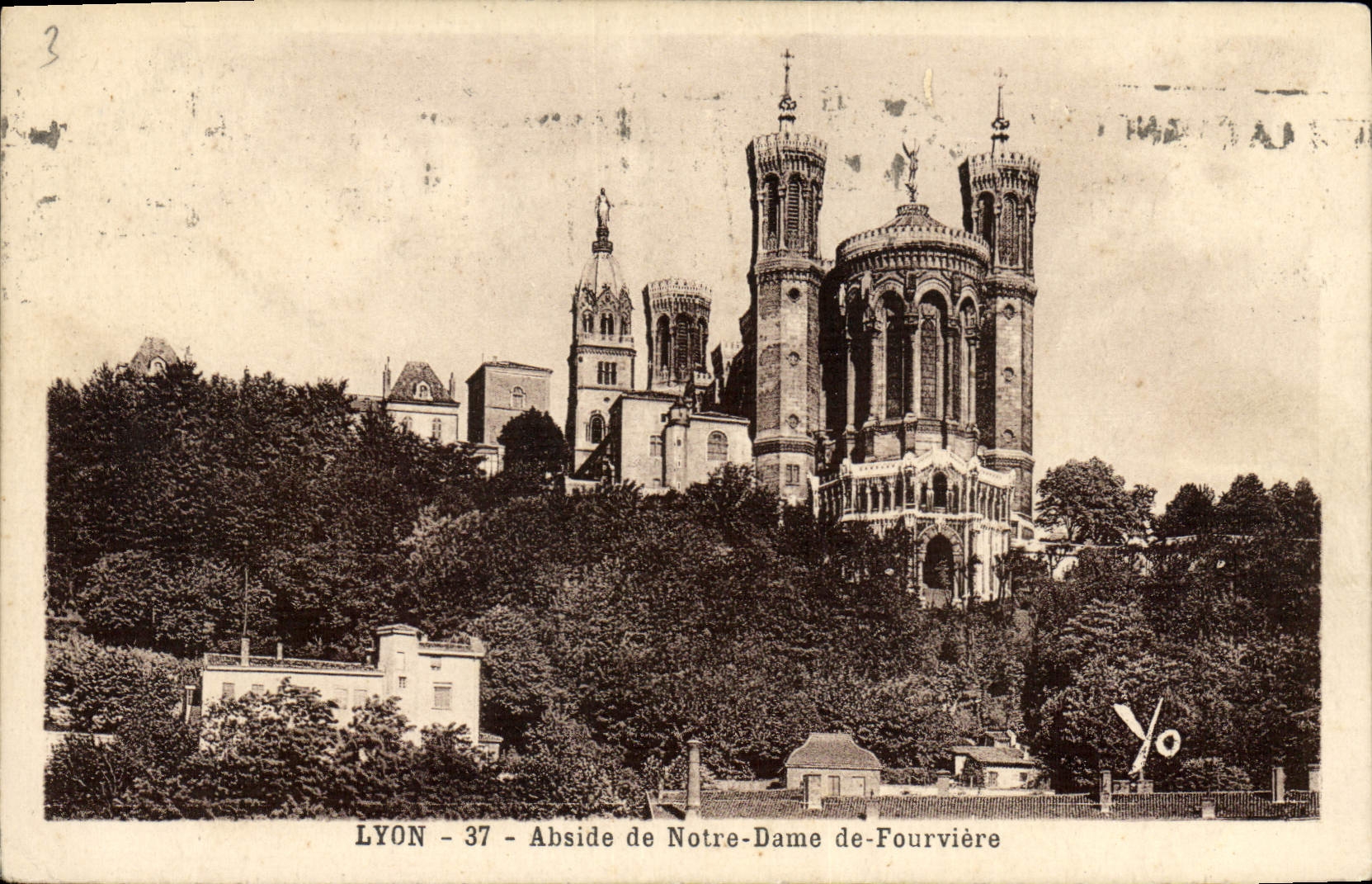 CPA Lyon Abside de Notre Dame de Fourviere 