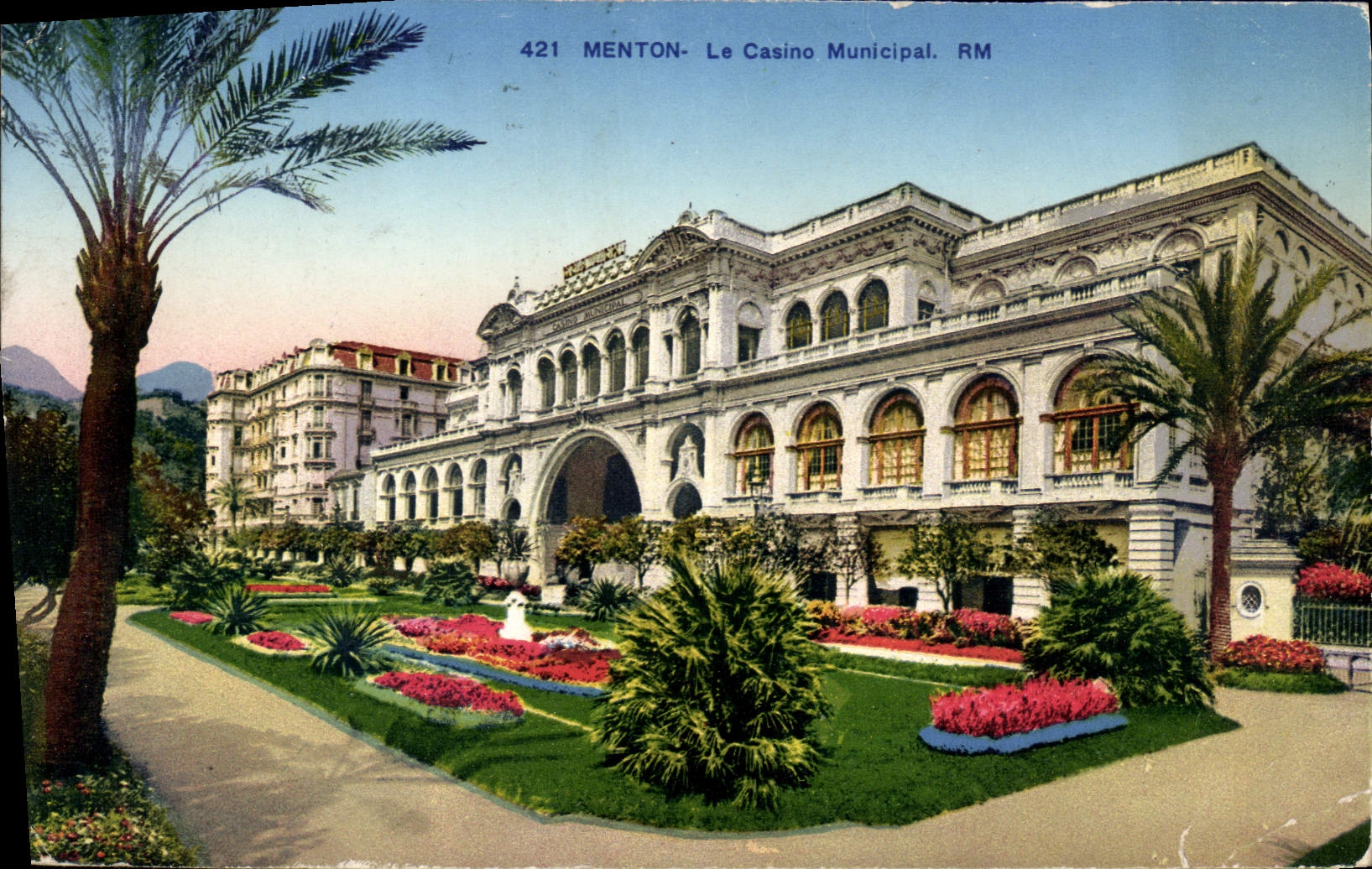CPA Menton Le Casino Municipal