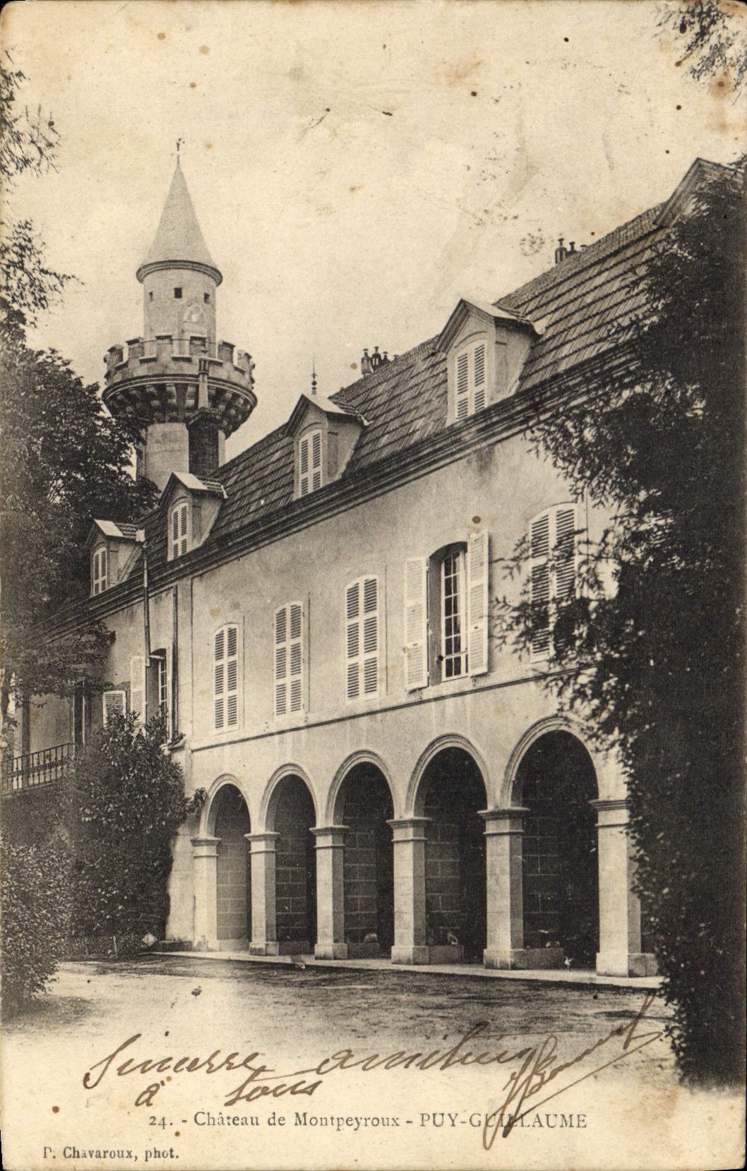 CPA Chateau de Montpeyroux Puy Guillaume
