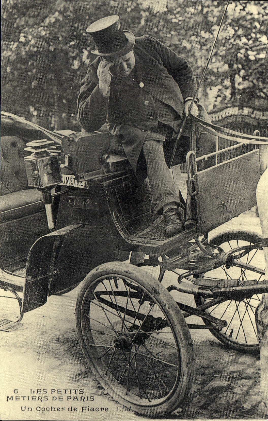 REPRO petits metiers de Paris Un Cocher de Fiacre