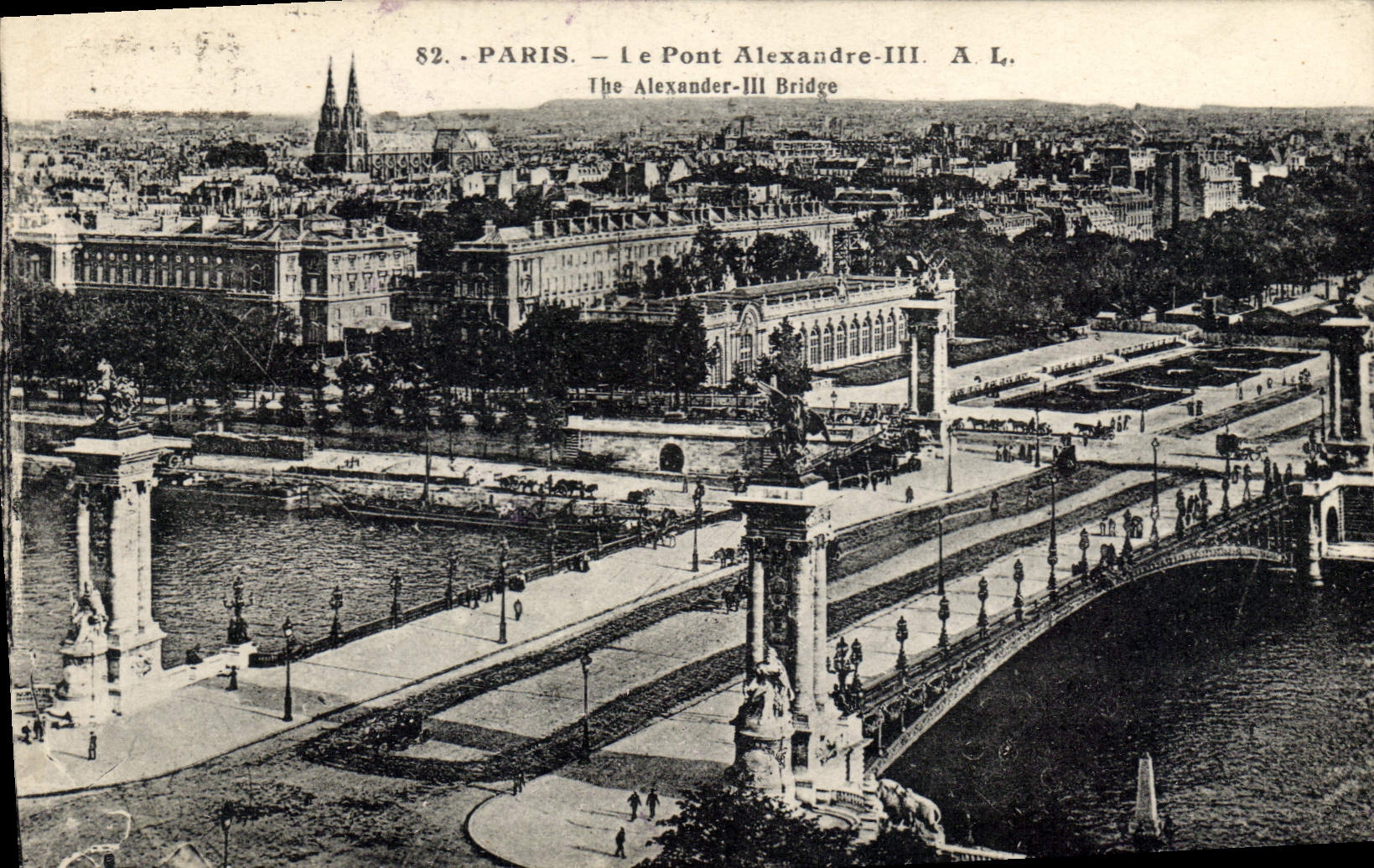 CPA Paris Le Pont Alexandre III 
