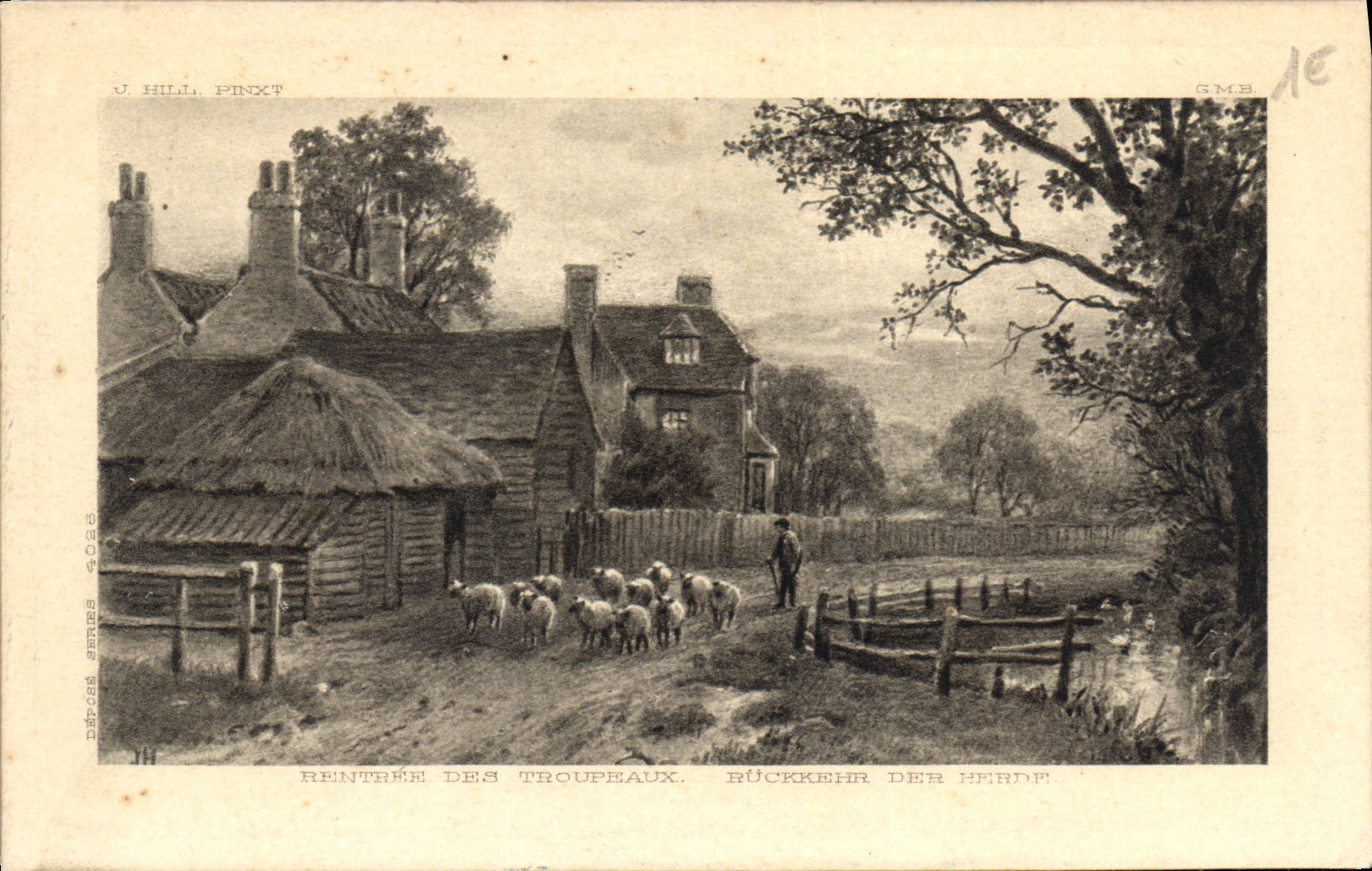 CPA Rentree des troupeaux
