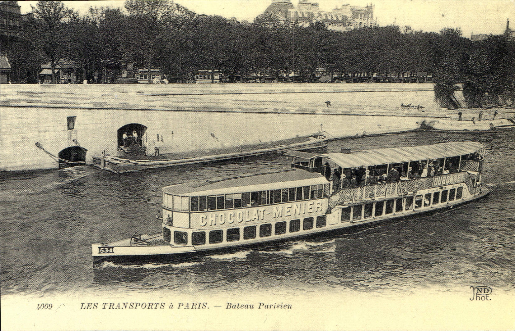 REPRO Les Transports a Paris Bateau Parisien