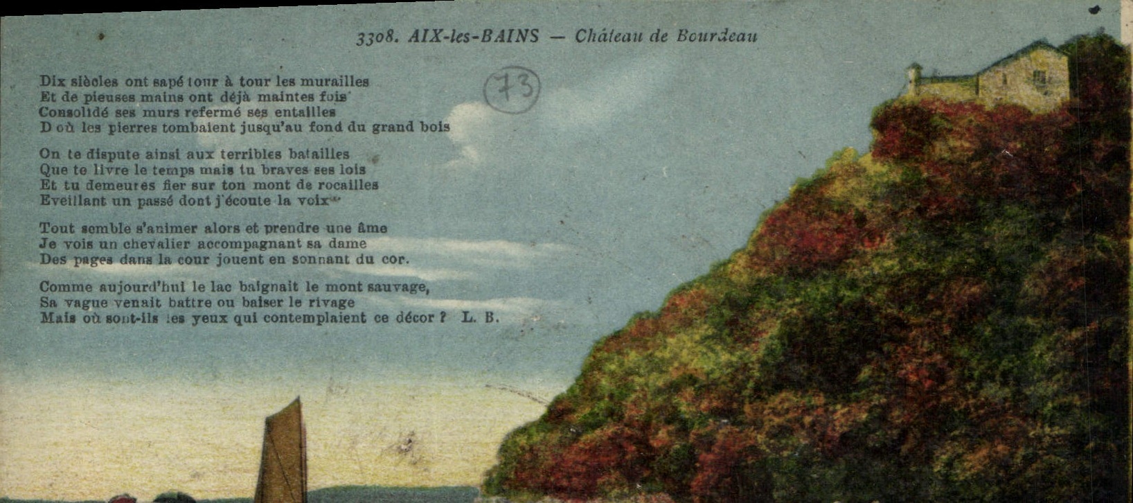 CPA Aix les Bains Chateau de Bourdeau 
