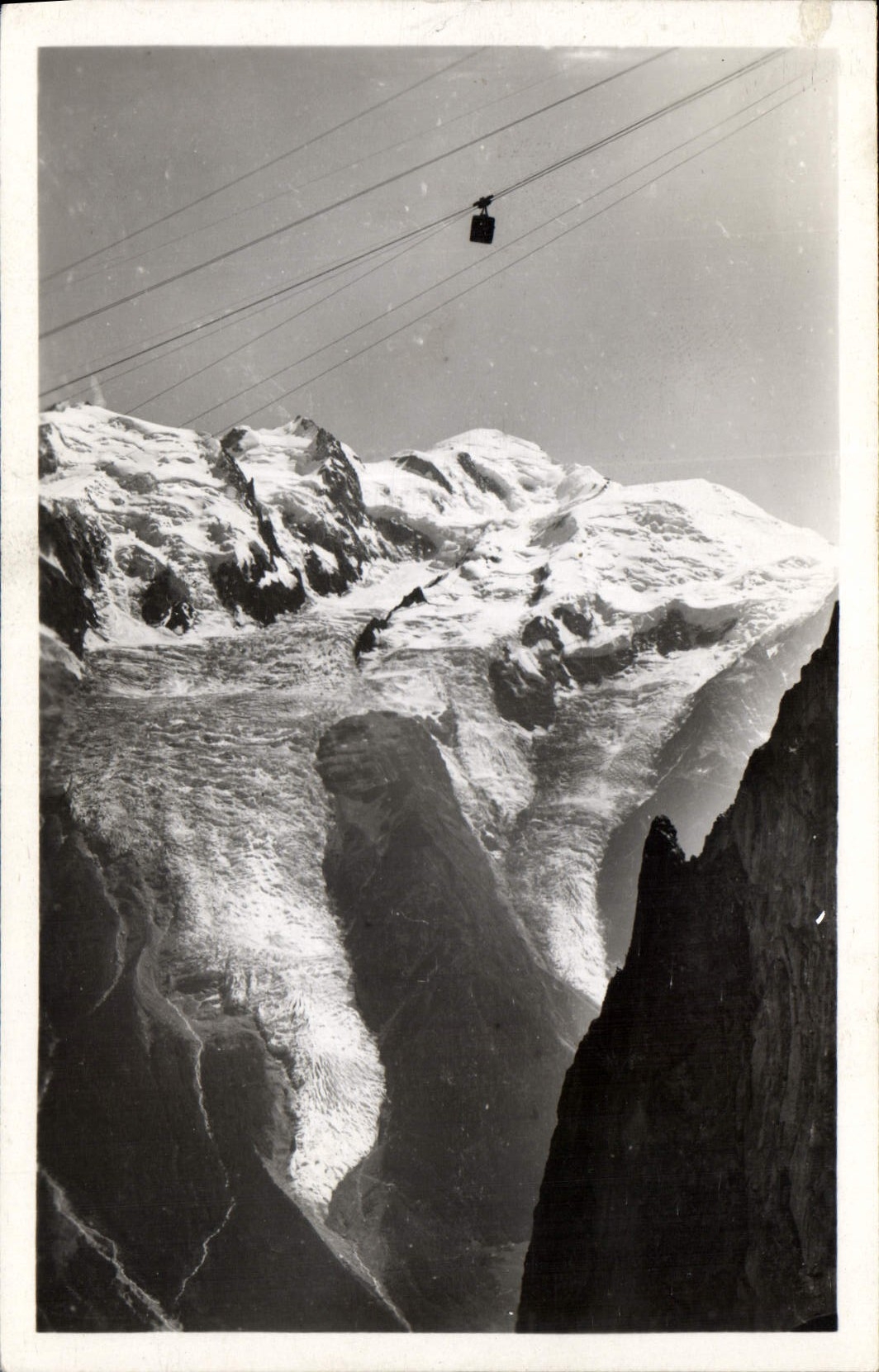 CPA Teleferique de Plan Praz Brevent et le Mont Blanc 