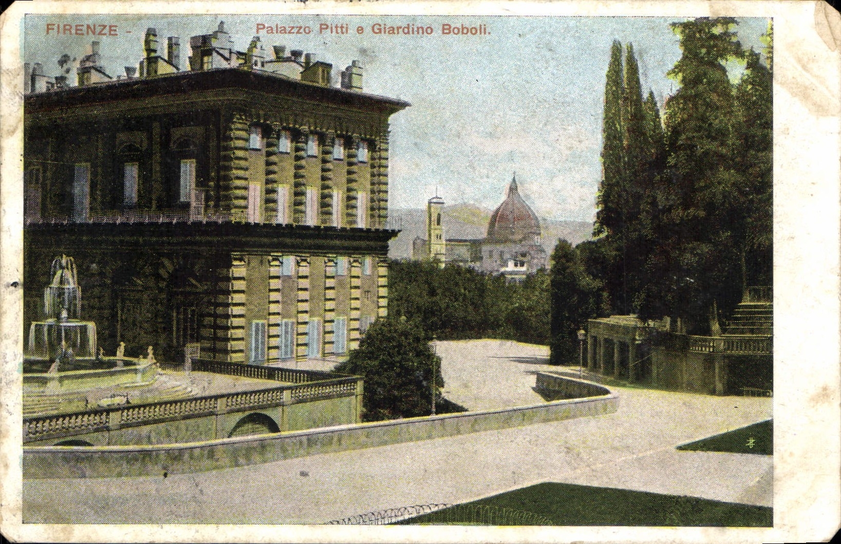 CPA Firenze Palazzo Pitti e Giardino Boboli 