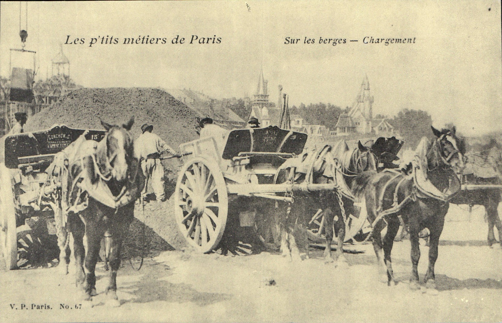 REPRO Les petits metiers de Paris Sur les berges Chargement