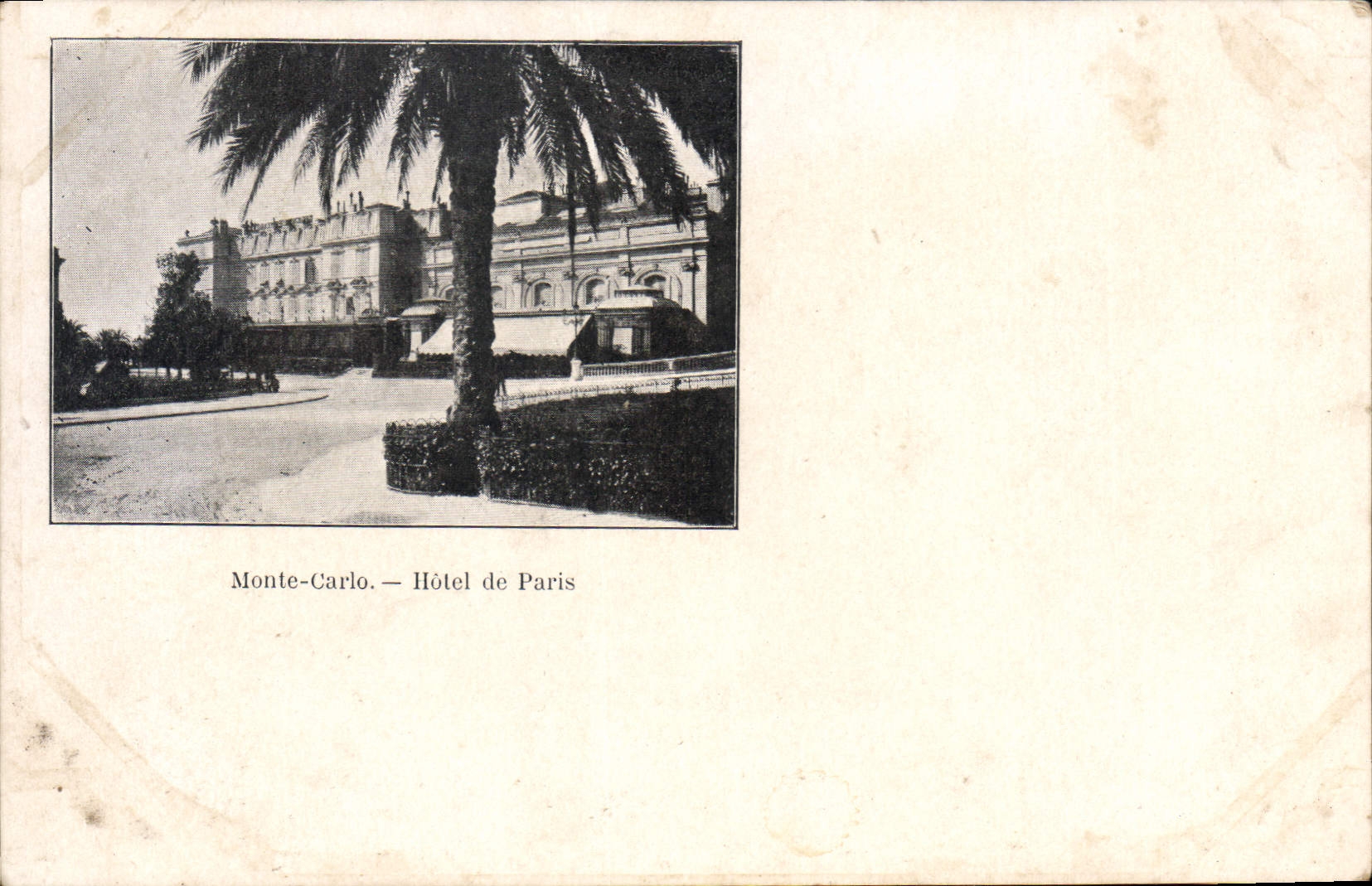 CPA Monte Carlo Hotel de Paris 