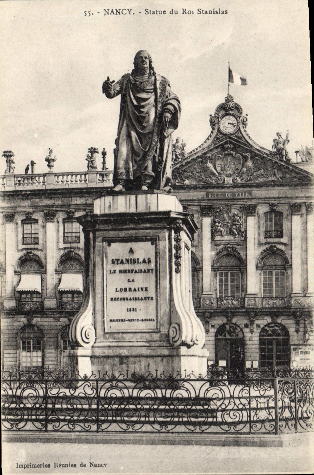 CPA Nancy Statue du Roi Stanislas 