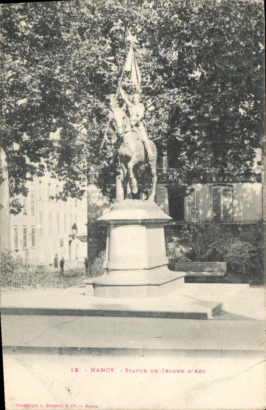 CPA Nancy Statue de Jeanne d'Arc 