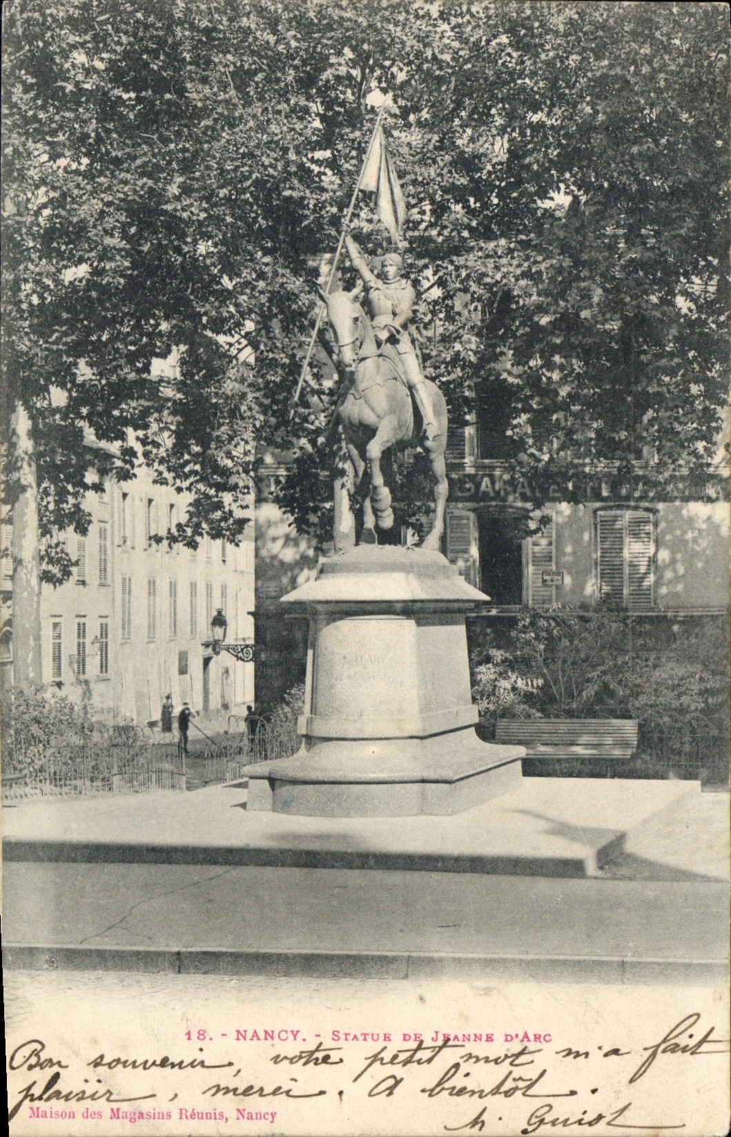 CPA Nancy Statue de Jeanne d'Arc 