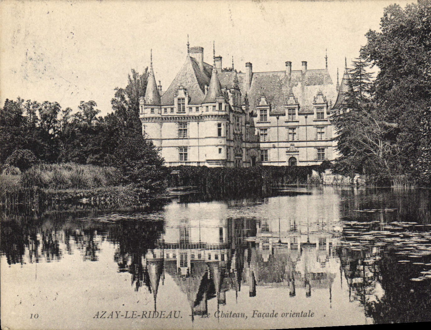 CPA Azay le Rideau Le Chateau Facade orientale