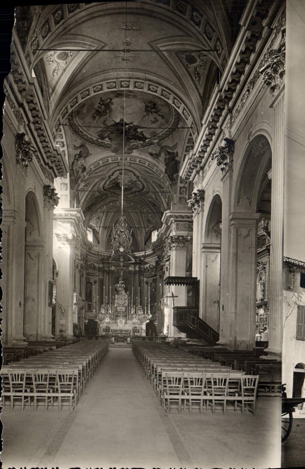 CPA Sospel Eglise Saint Michel Interieur 