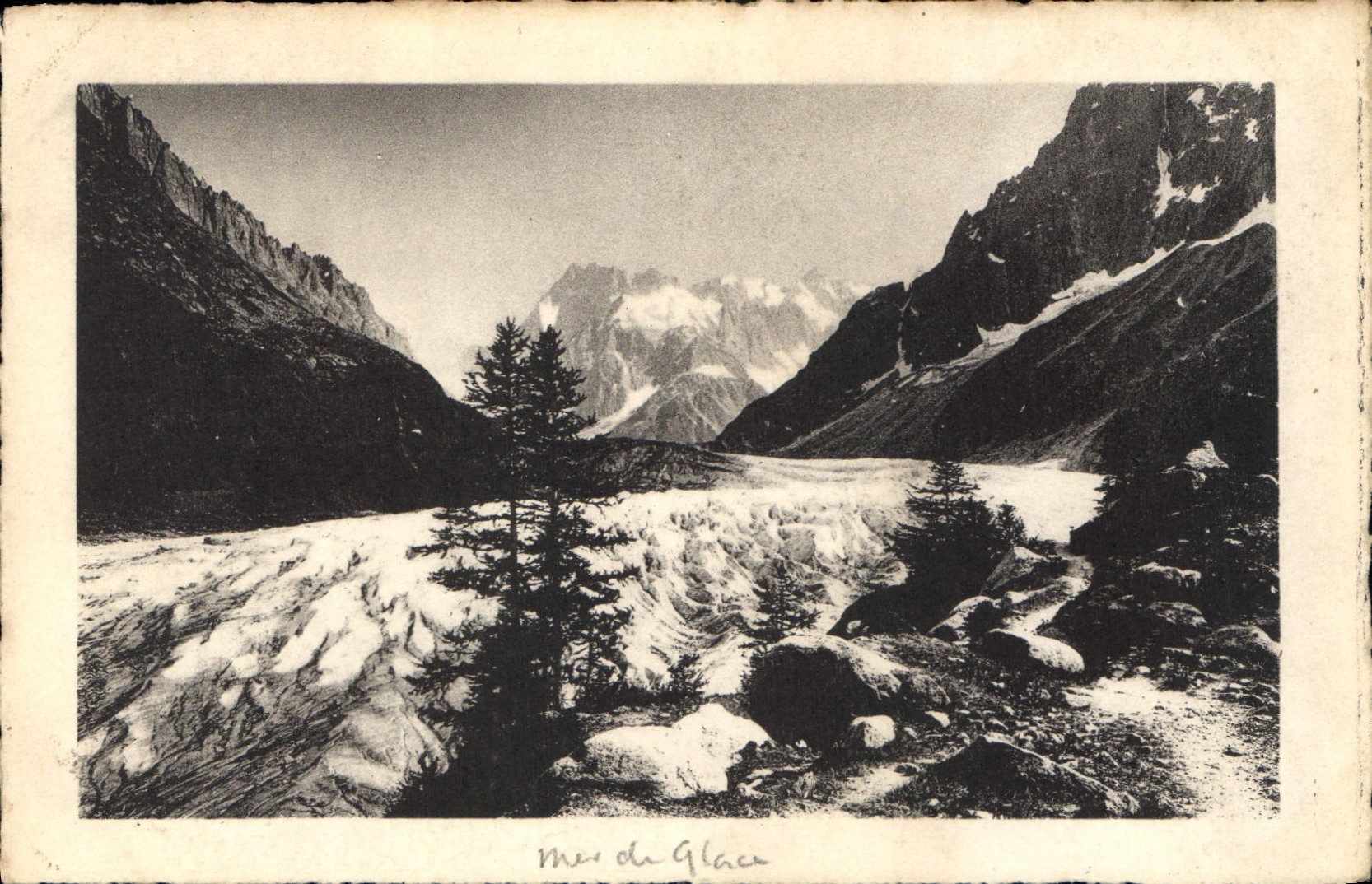 CPA Chamonix La Mer de glace 