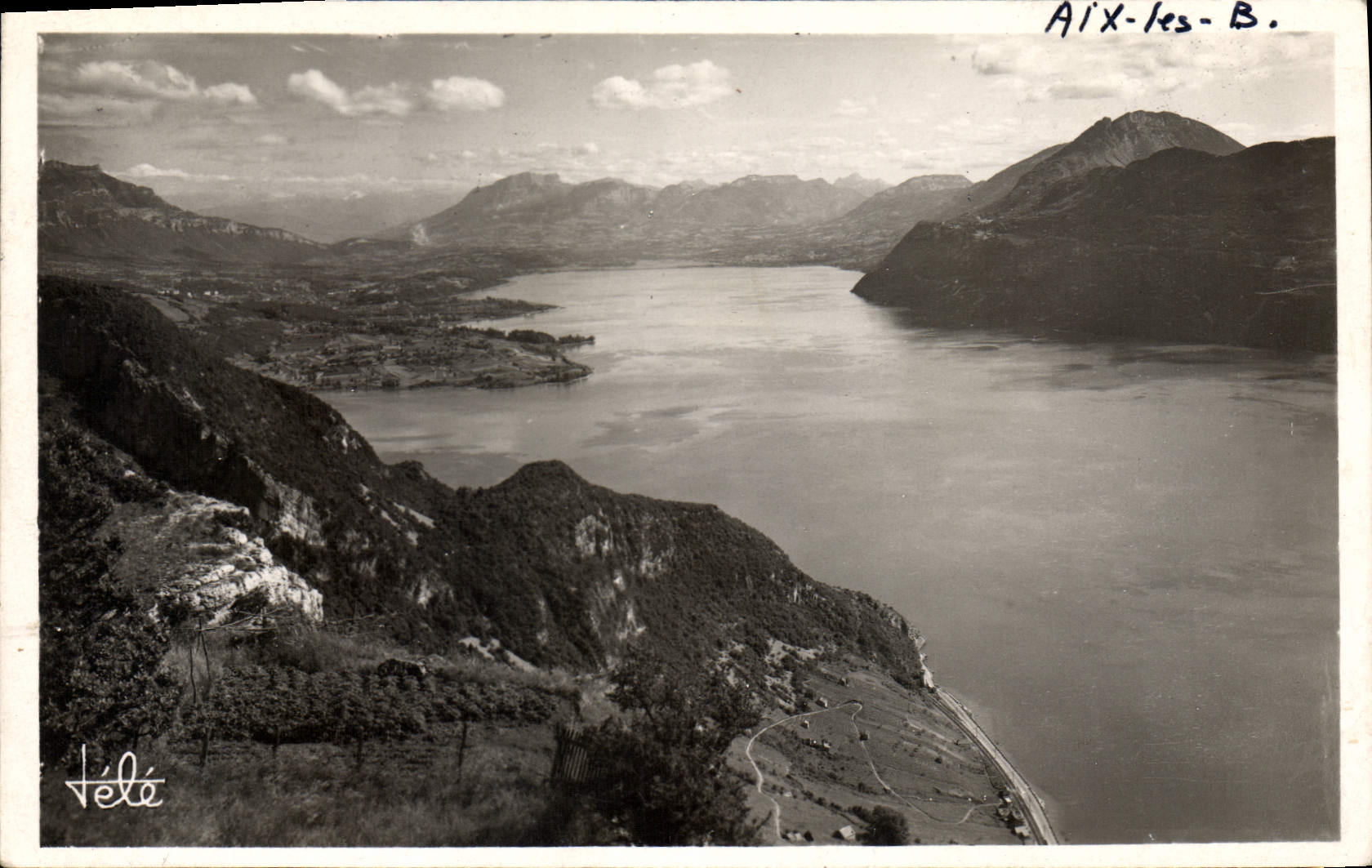 CPA Aix les bains Vue panoramique prise de la Chambotte 