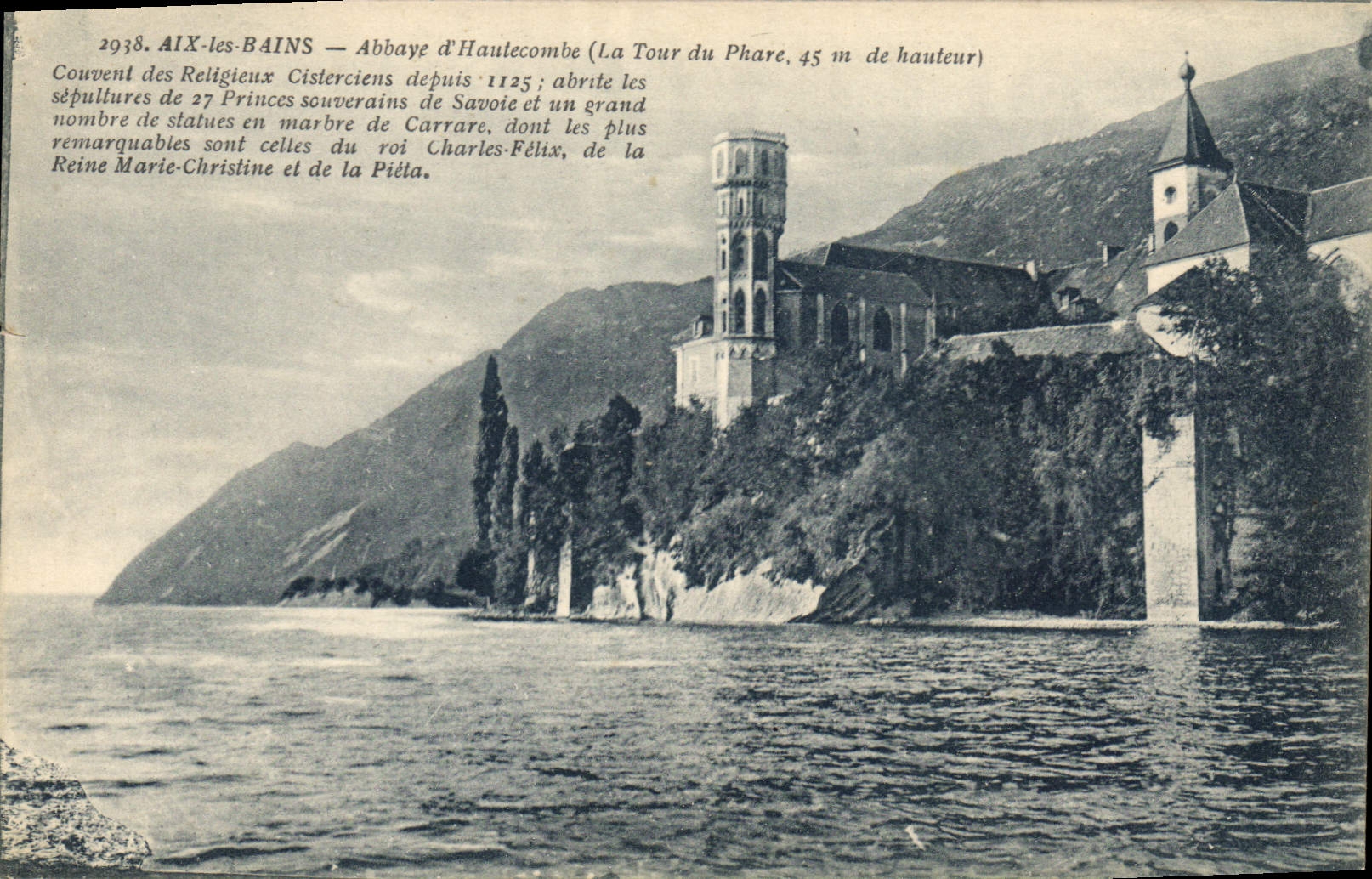 CPA Aix les Bains Abbaye d'Hautecombe La Tour du Phare 