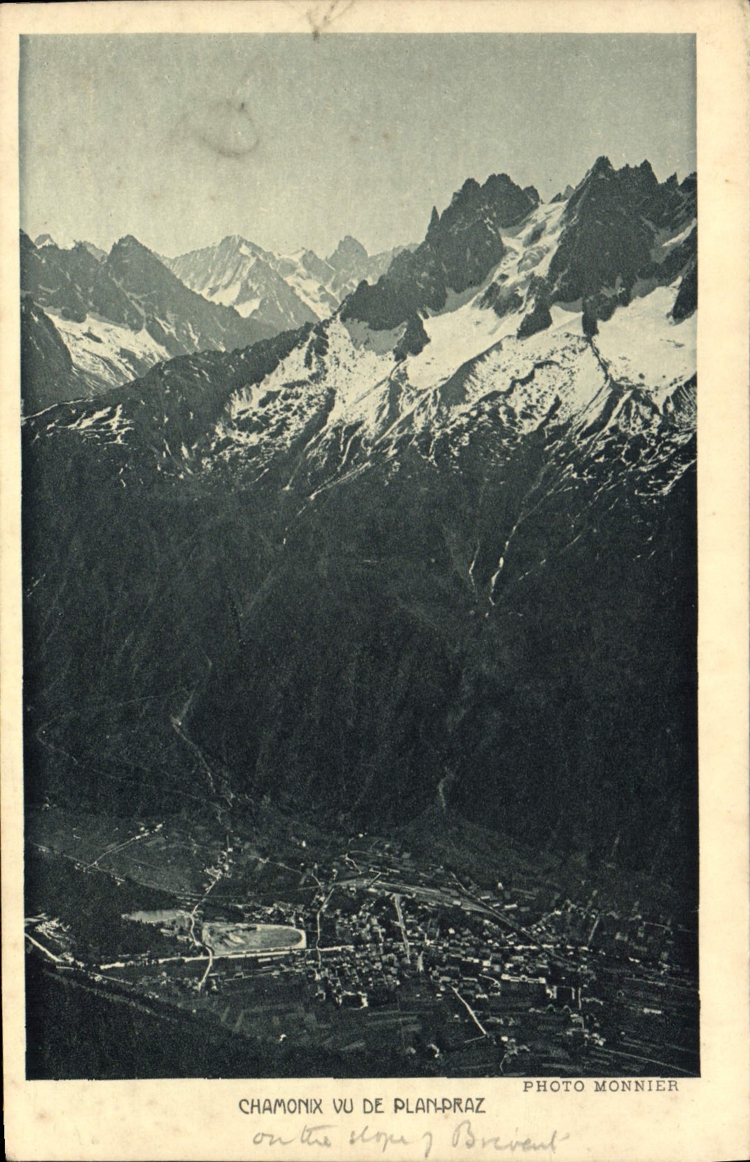 CPA Chamonix vu de Planpraz 