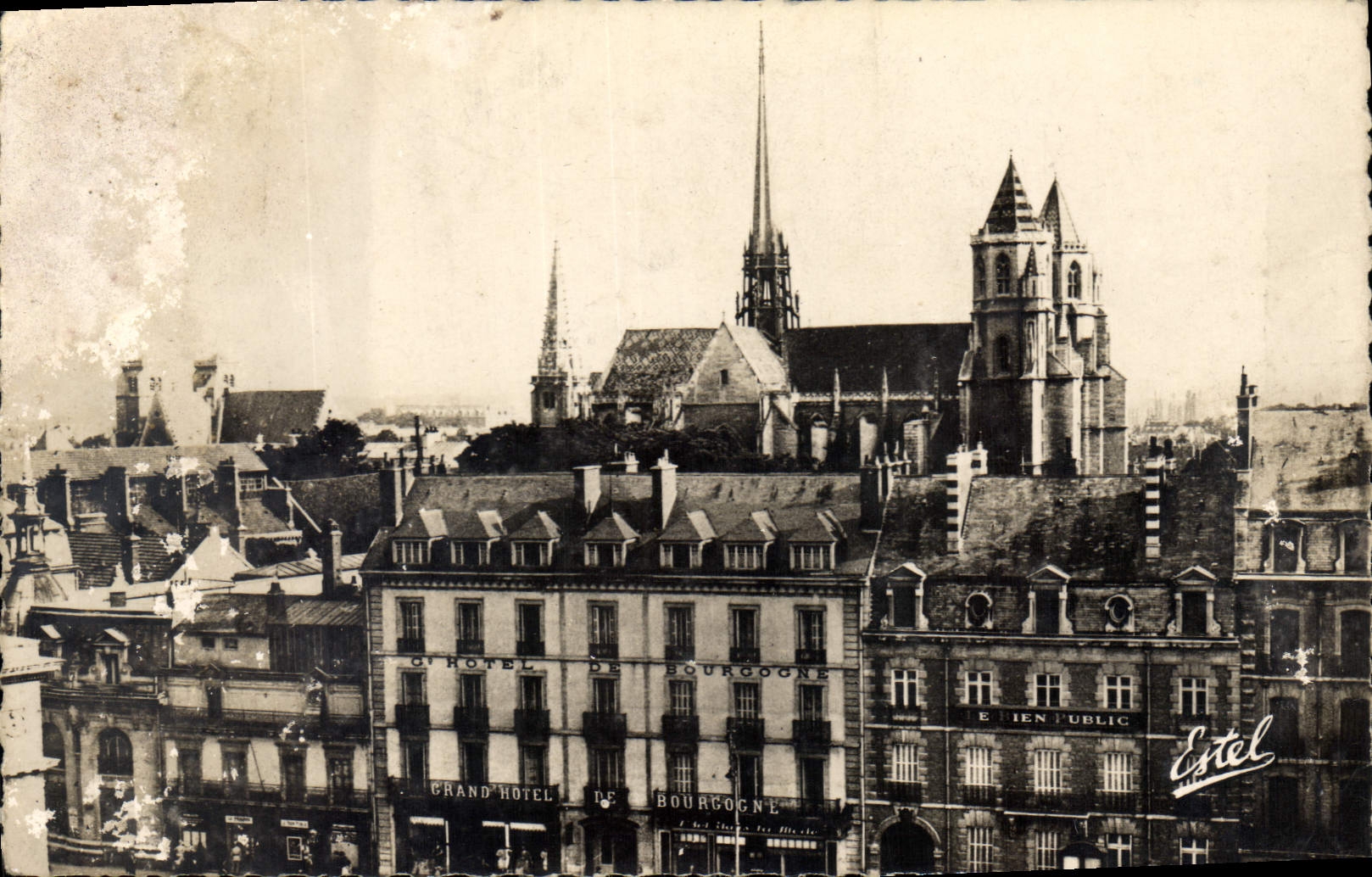 CPA Dijon Panorama su Saint Benigne 