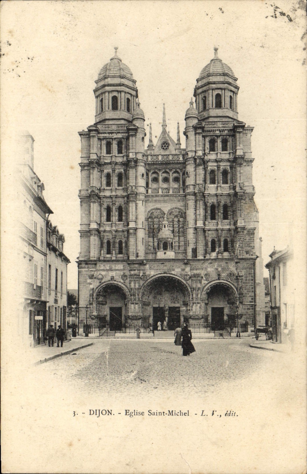 CPA Dijon Eglise Saint Michel 