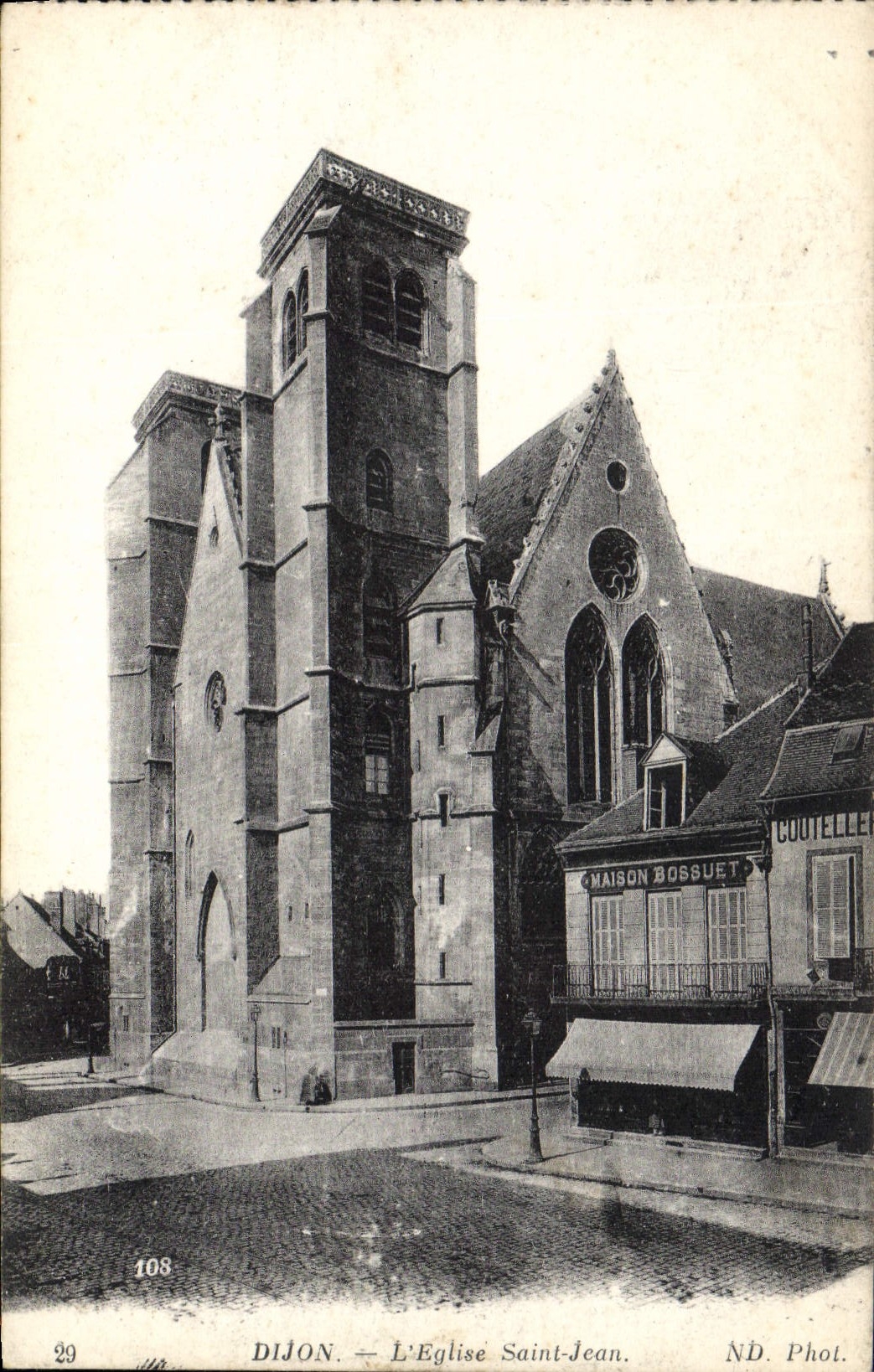 CPA Dijon L'Eglise Saint Jean 