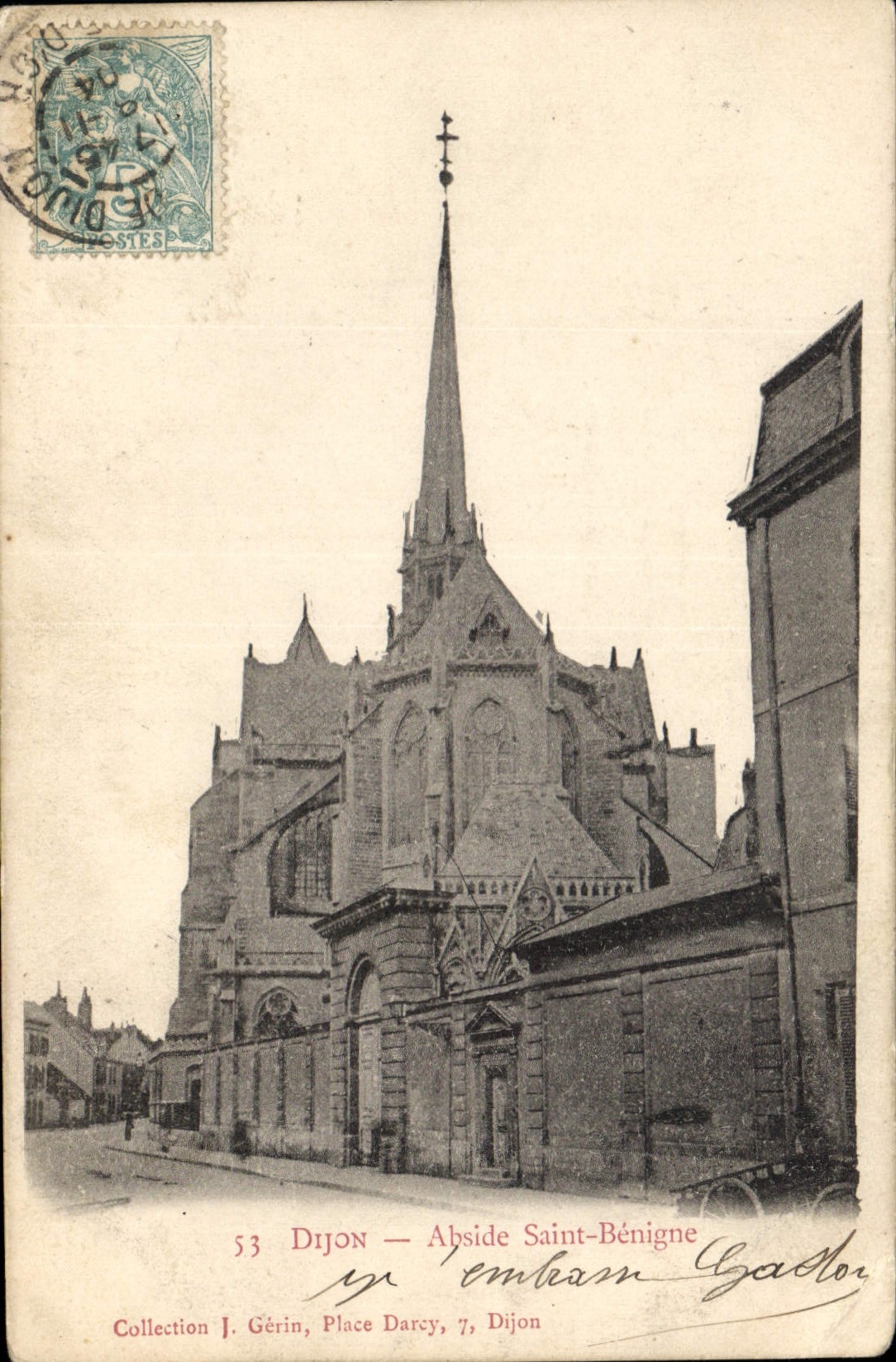 CPA Dijon Abside Saint Benigne 