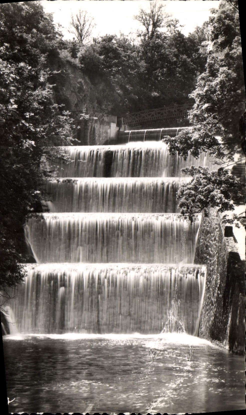 CPA Lac de Pont C d'Or La Cascade