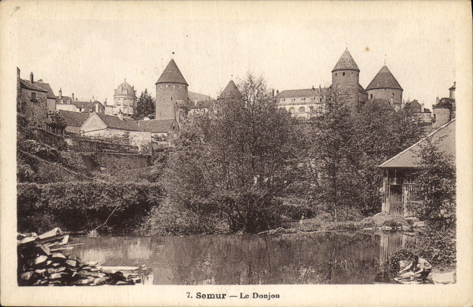CPA Semur Le Donjon 