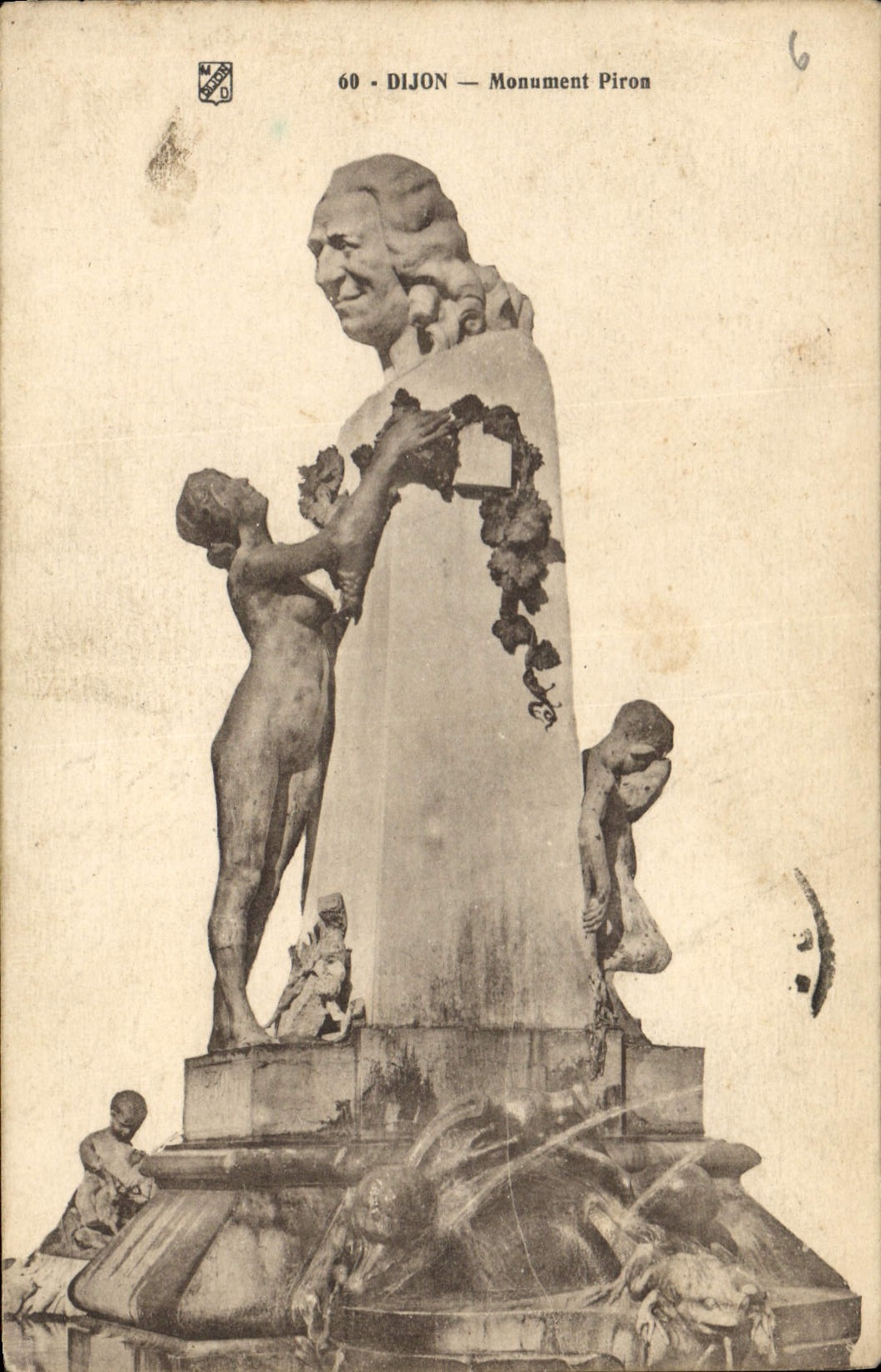 CPA Dijon Monument Piron 