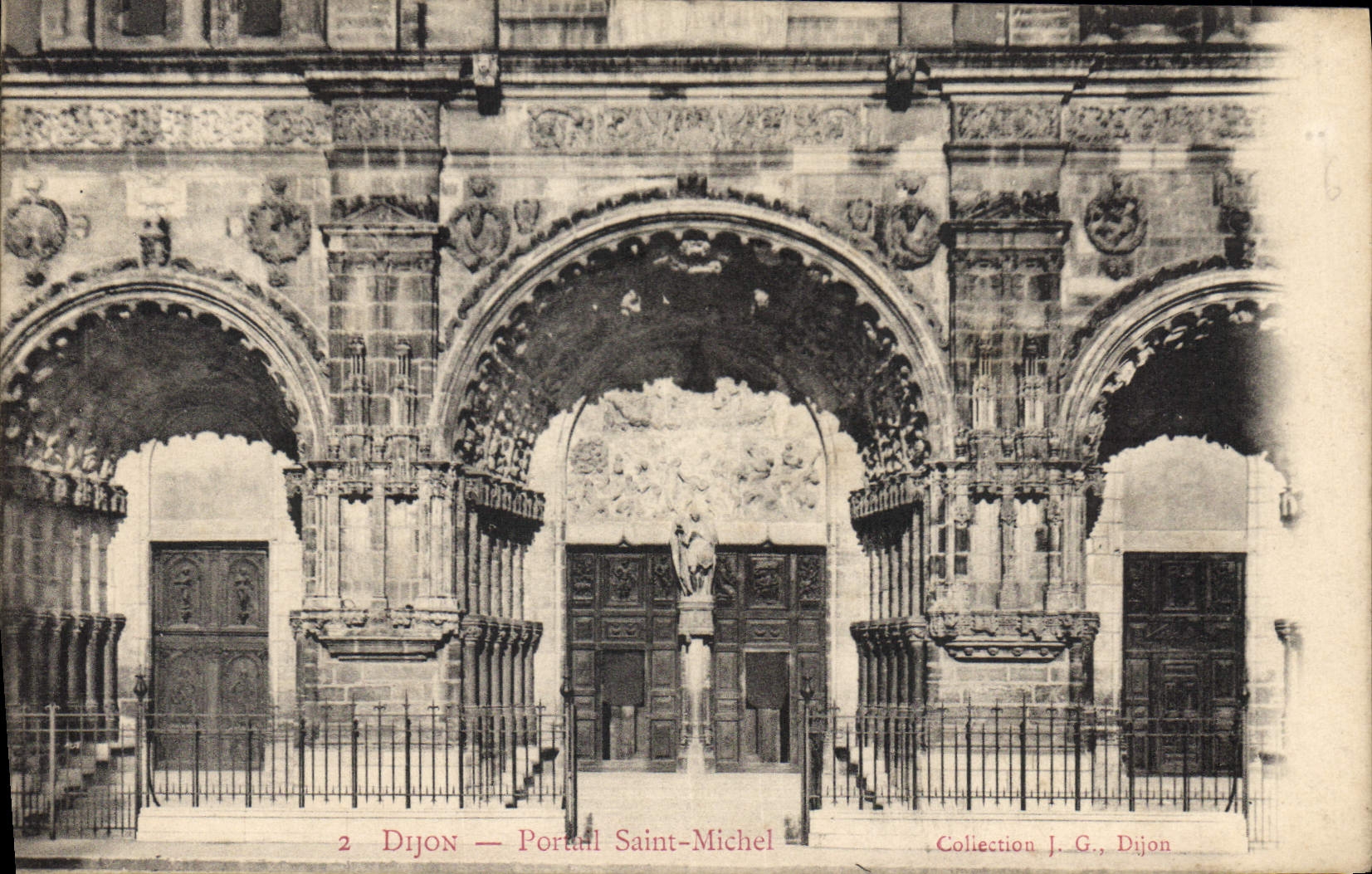 CPA Dijon Portail Saint Michel 