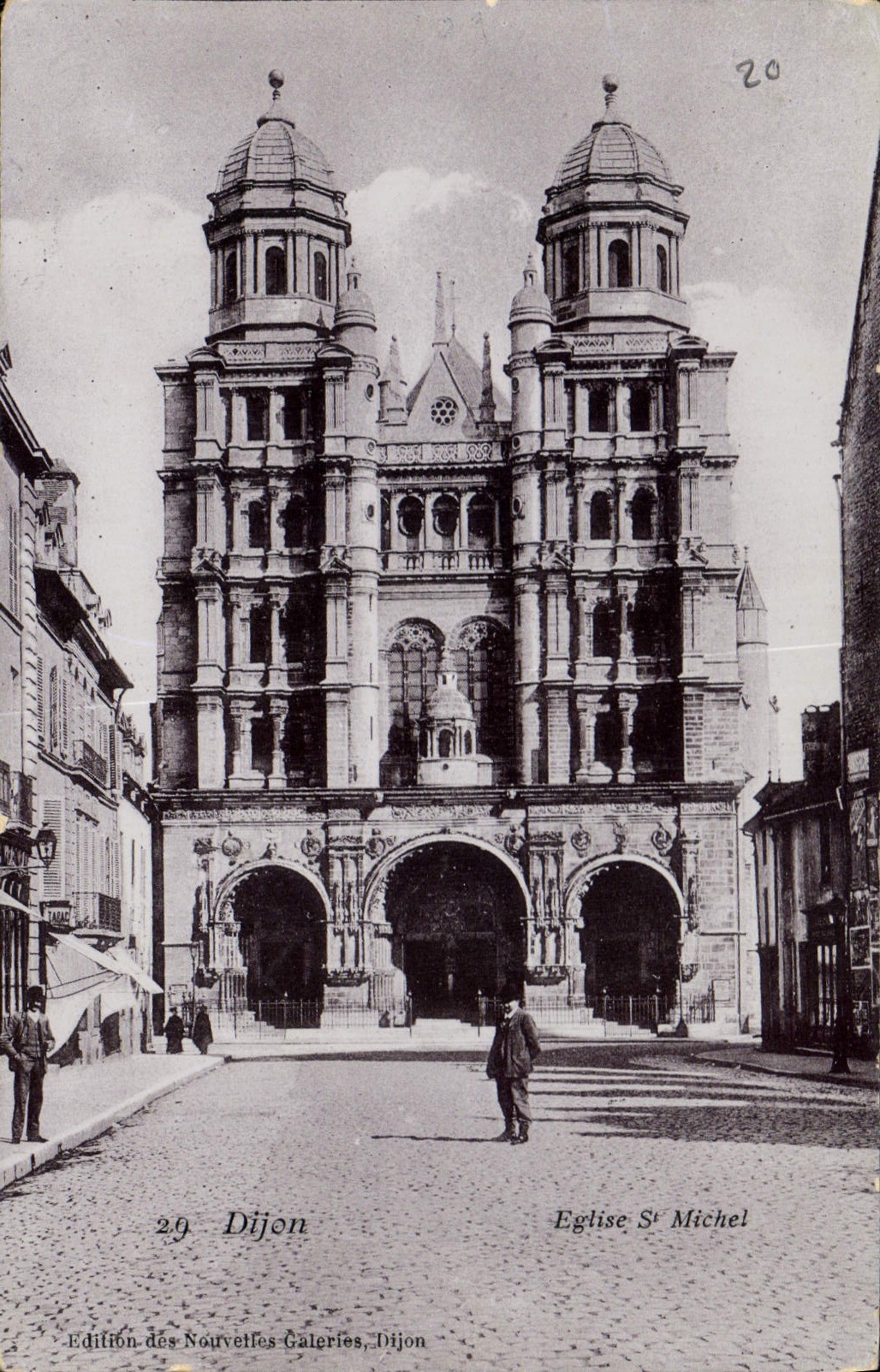 CPA Dijon Eglise St Michel 