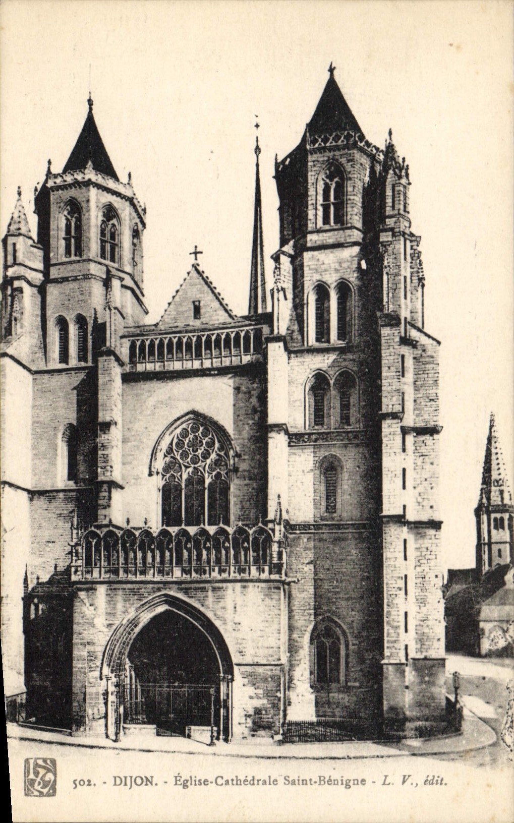 CPA Dijon Eglise Cathedrale Saint Benigne