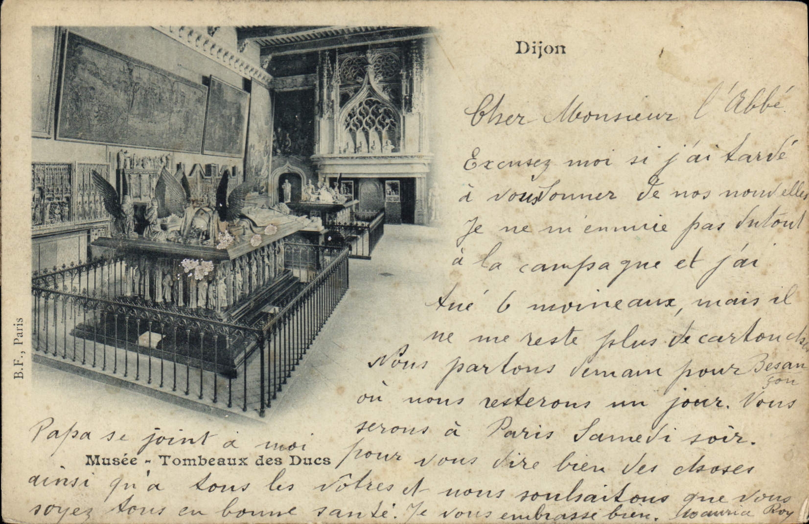 CPA Dijon Musee Tombeaux des Ducs 